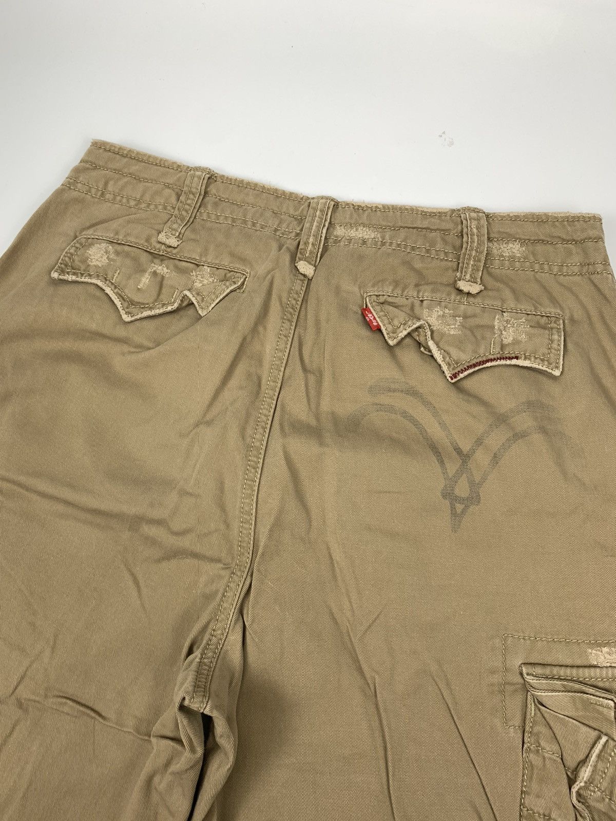 Levi's Levis Strauss n co Distressed Cargo Pants Size US 32 / EU 48 - 13 Thumbnail