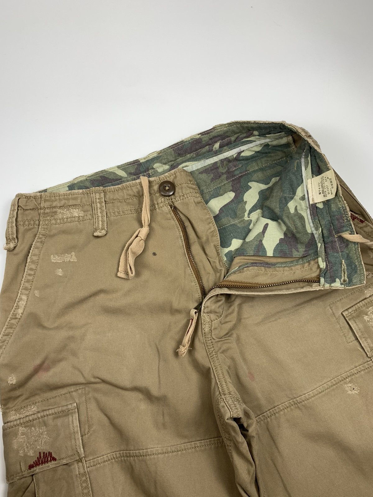Levi's Levis Strauss n co Distressed Cargo Pants Size US 32 / EU 48 - 6 Thumbnail
