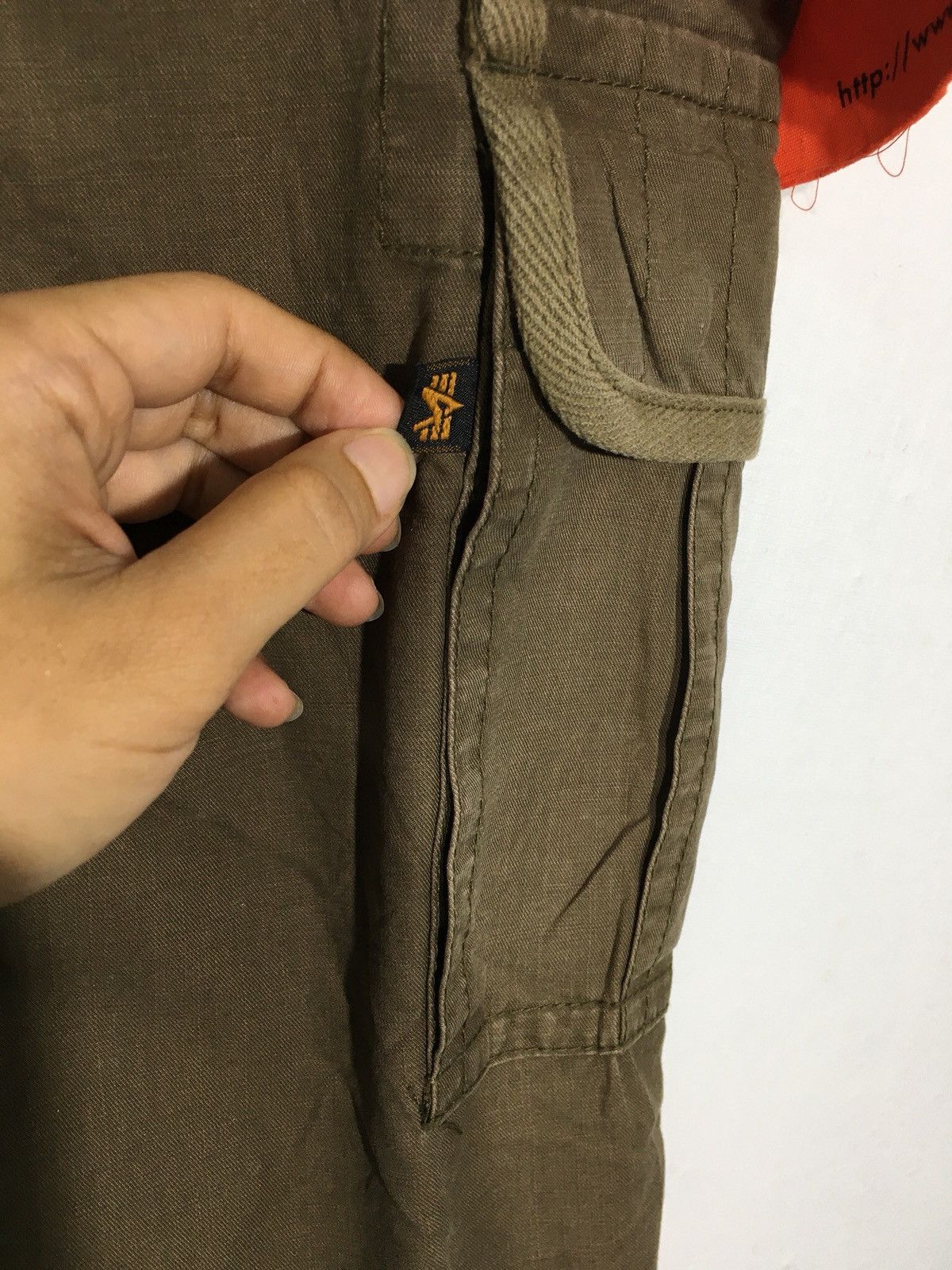 Alpha Industries × Designer Alpha Industries inc. Cargo Six Pockets Pants Size US 32 / EU 48 - 12 Thumbnail