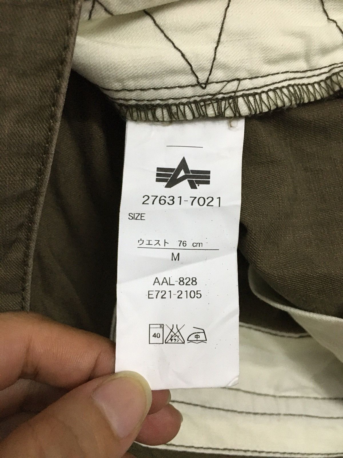Alpha Industries × Designer Alpha Industries inc. Cargo Six Pockets Pants Size US 32 / EU 48 - 15 Thumbnail