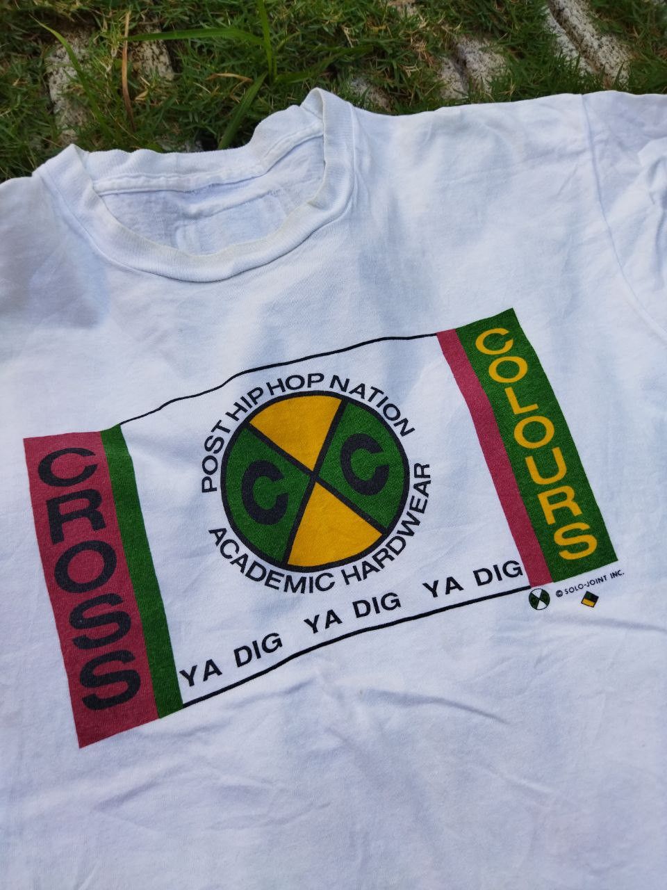 Cross Colours Vintage Cross Colours Post Hip Hop Nation Ya Dig Tee Size US XL / EU 56 / 4 - 11 Thumbnail