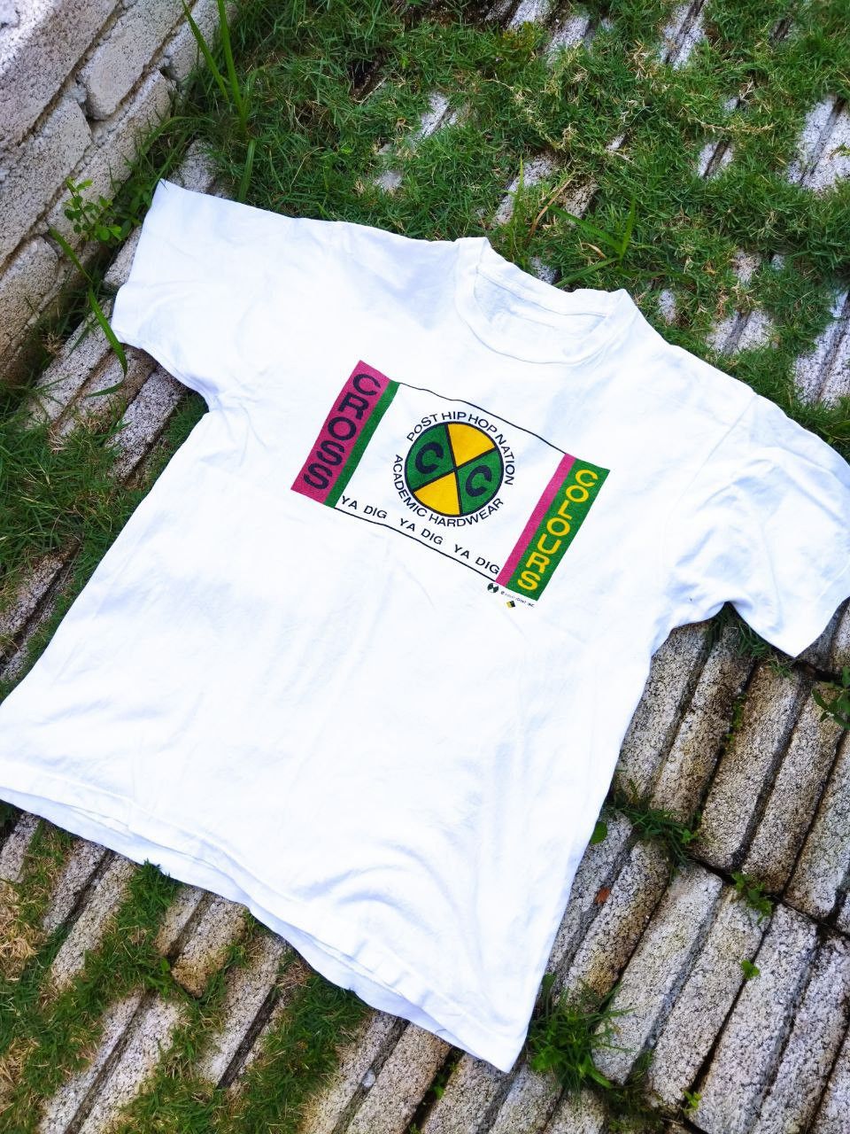 Cross Colours Vintage Cross Colours Post Hip Hop Nation Ya Dig Tee Size US XL / EU 56 / 4 - 2 Thumbnail