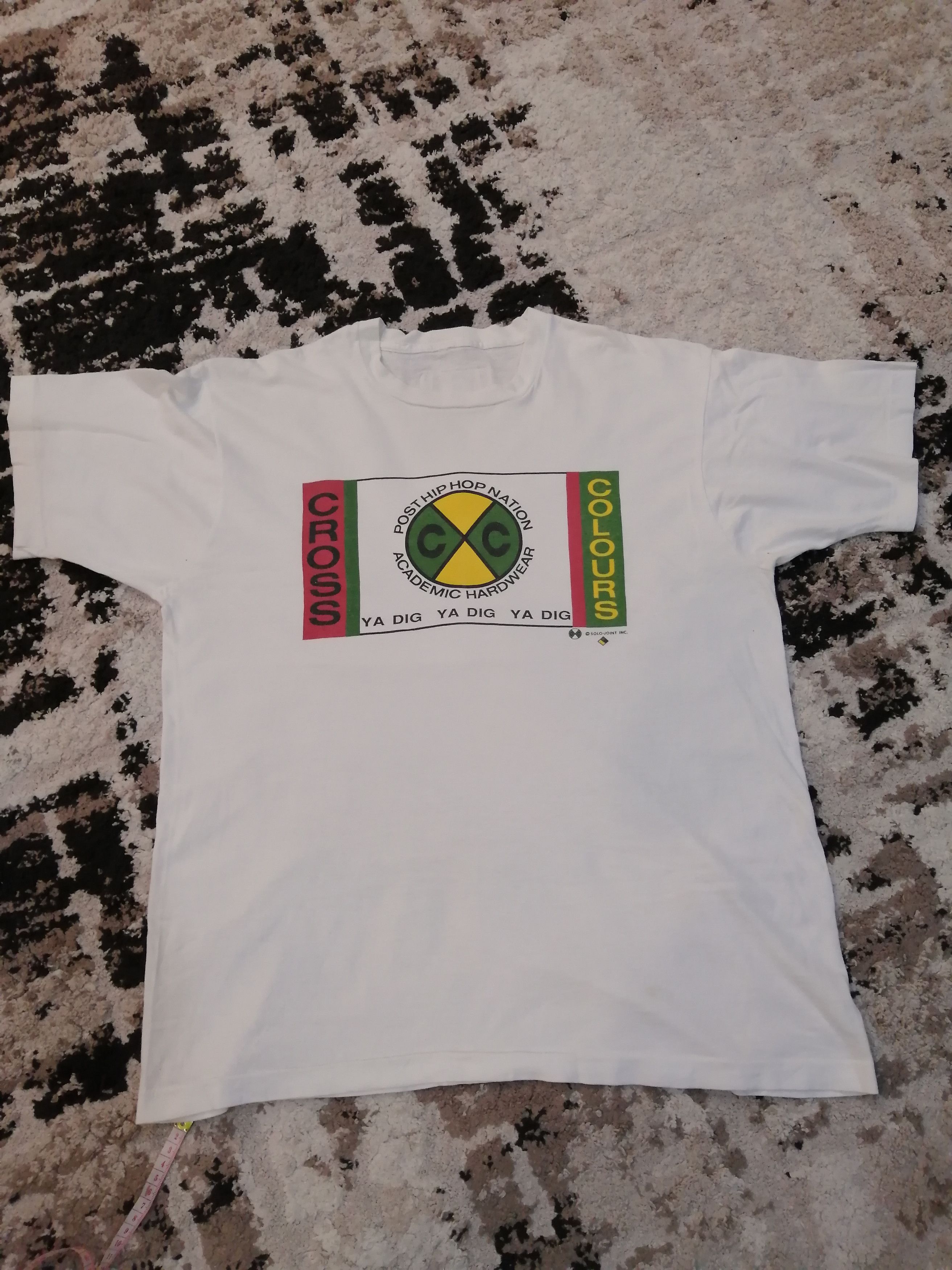 Cross Colours Vintage Cross Colours Post Hip Hop Nation Ya Dig Tee Size US XL / EU 56 / 4 - 10 Thumbnail
