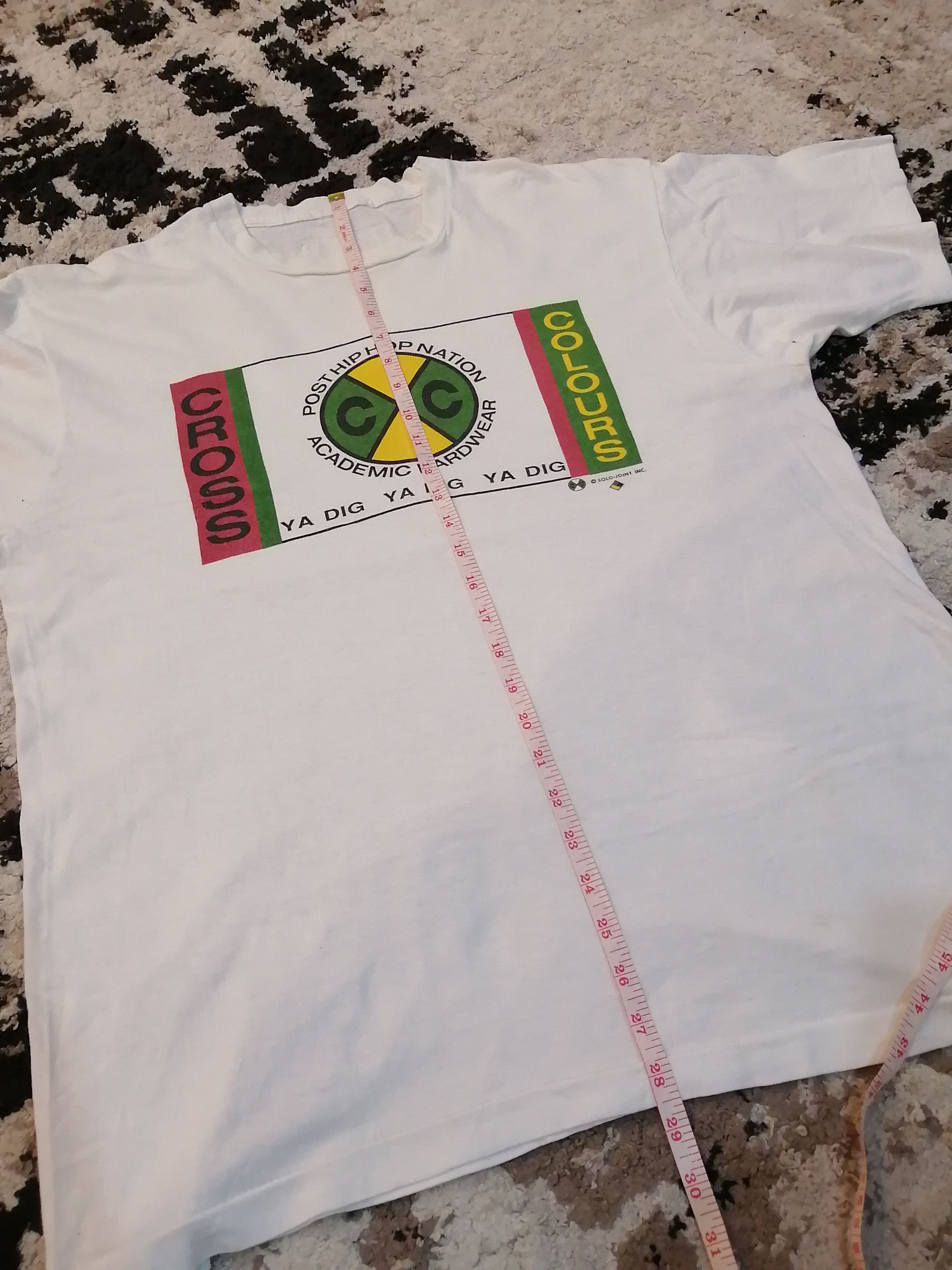 Cross Colours Vintage Cross Colours Post Hip Hop Nation Ya Dig Tee Size US XL / EU 56 / 4 - 8 Thumbnail