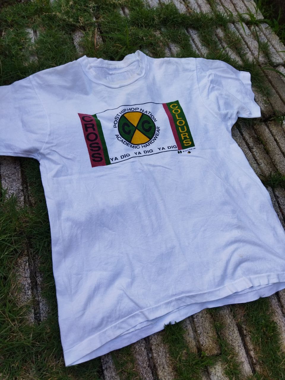Cross Colours Vintage Cross Colours Post Hip Hop Nation Ya Dig Tee Size US XL / EU 56 / 4 - 3 Thumbnail