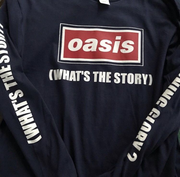 Band Tees Oasis What's The Story Morning Glory Longsleeve Band Tees Oasis What's The Story Morning Glory Longsleeve