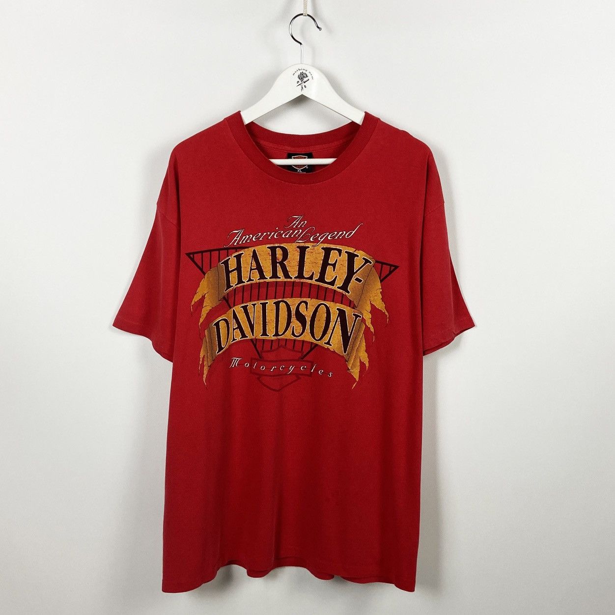 Vintage Vintage 90s Harley Davidson Spartan Great falls single tee Size US XL / EU 56 / 4 - 2 Thumbnail
