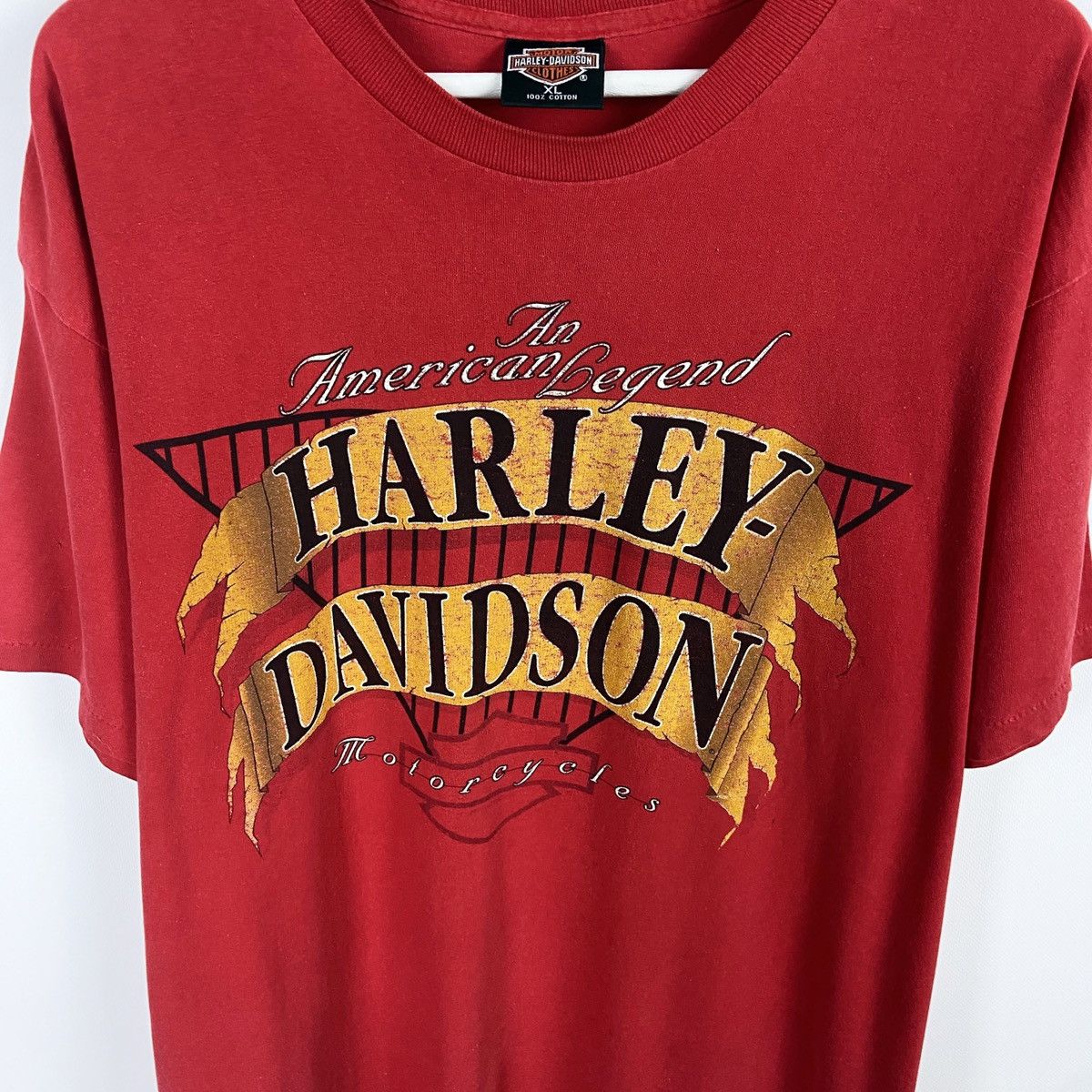 Vintage Vintage 90s Harley Davidson Spartan Great falls single tee Size US XL / EU 56 / 4 - 5 Thumbnail