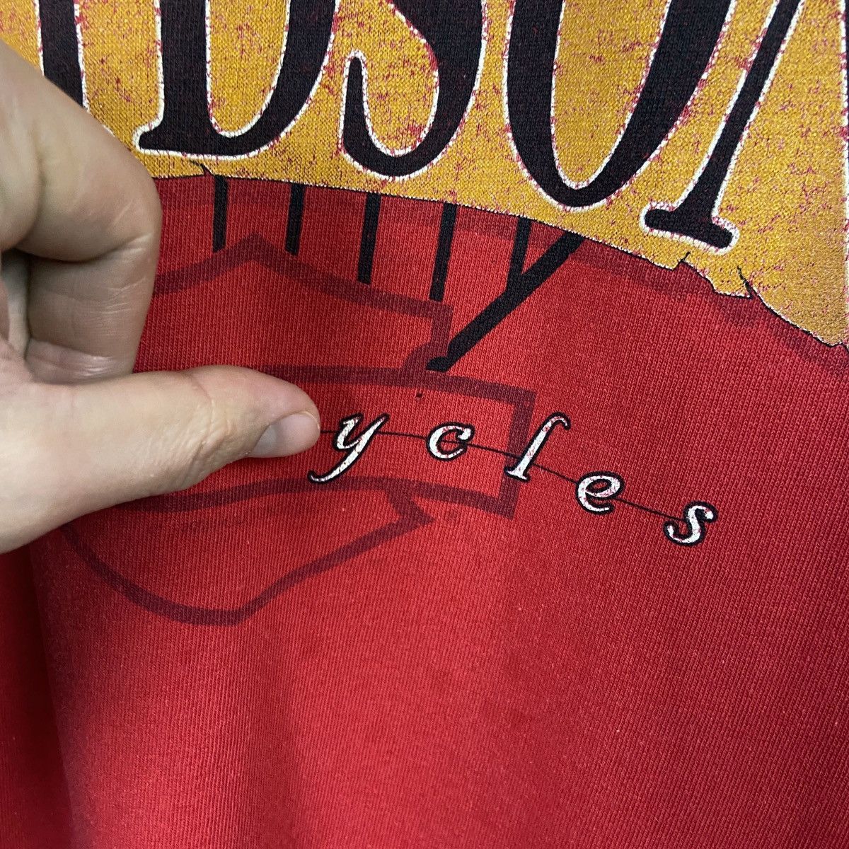 Vintage Vintage 90s Harley Davidson Spartan Great falls single tee Size US XL / EU 56 / 4 - 13 Thumbnail