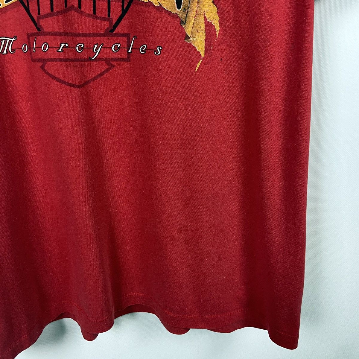 Vintage Vintage 90s Harley Davidson Spartan Great falls single tee Size US XL / EU 56 / 4 - 11 Thumbnail