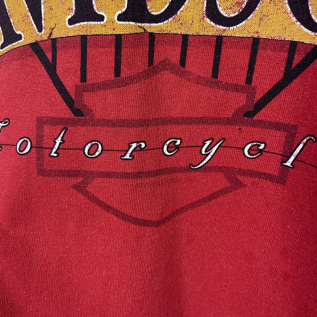 Vintage Vintage 90s Harley Davidson Spartan Great falls single tee Size US XL / EU 56 / 4 - 14 Thumbnail