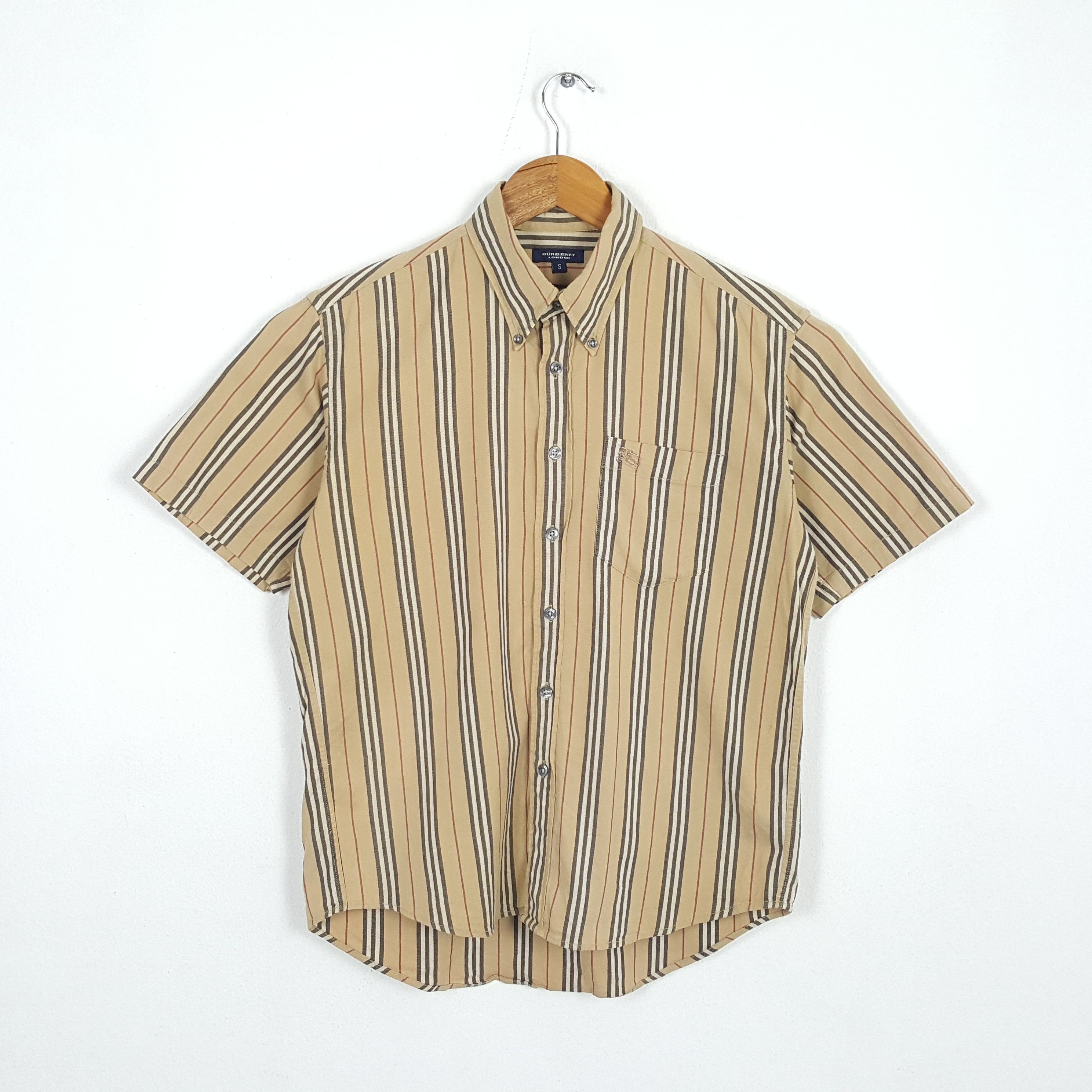 Vintage BURBERRY LONDON Stripes Design Shirt