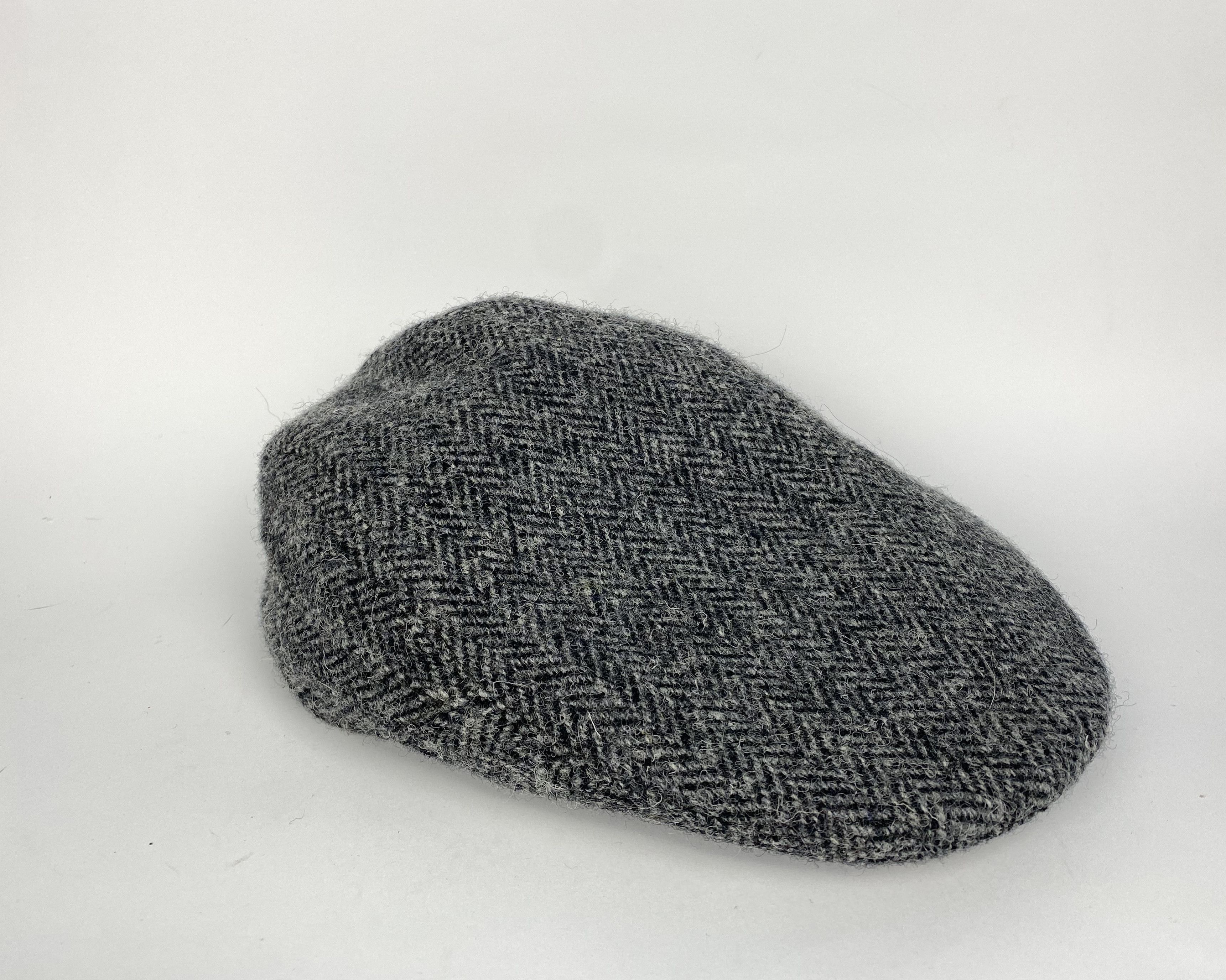 Harris Tweed Harris Tweed Newsboy Driving Cap Wool L-XL Centenary Label Size 40 - 4 Thumbnail