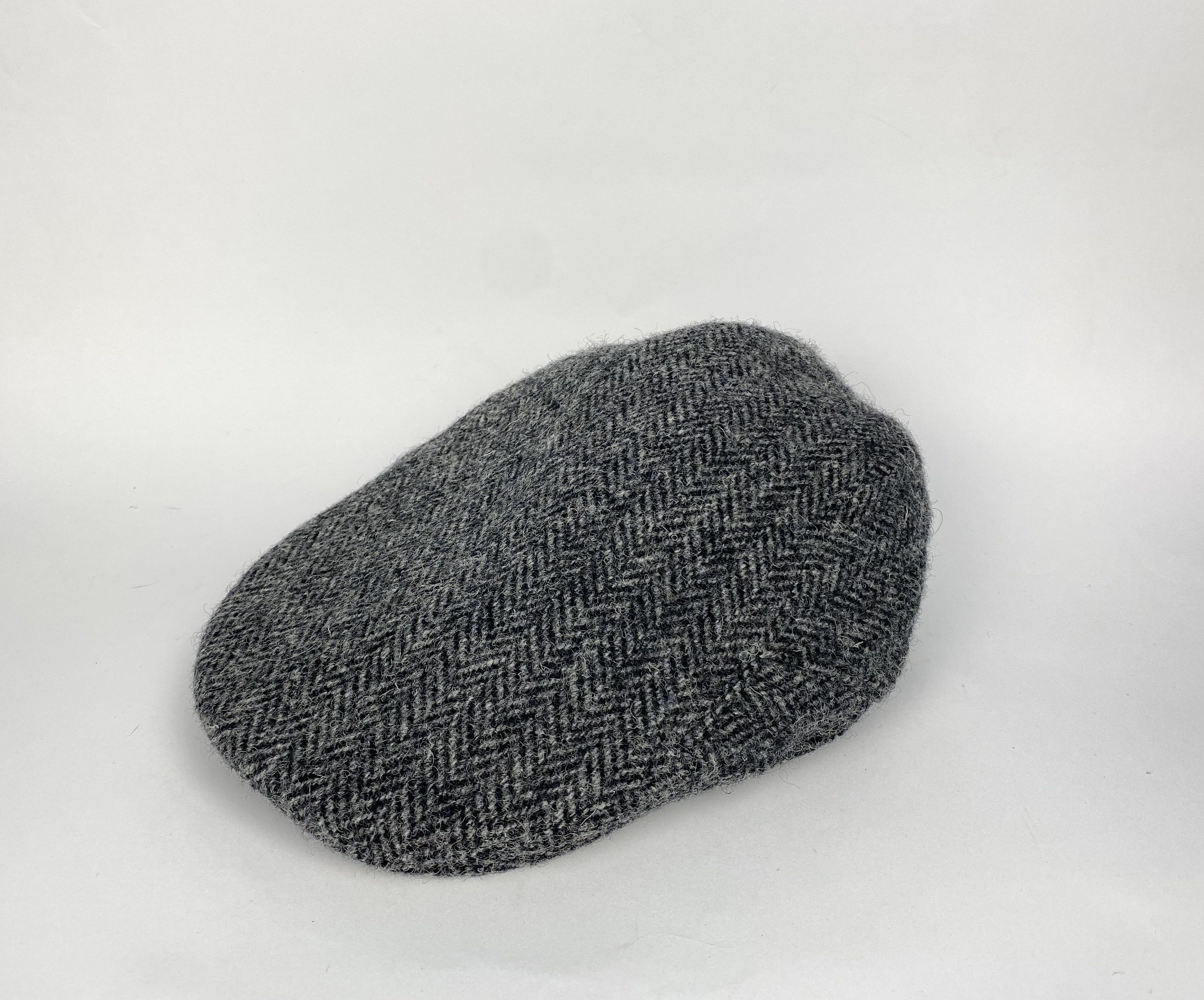 Harris Tweed Harris Tweed Newsboy Driving Cap Wool L-XL Centenary Label Size 40 - 2 Thumbnail