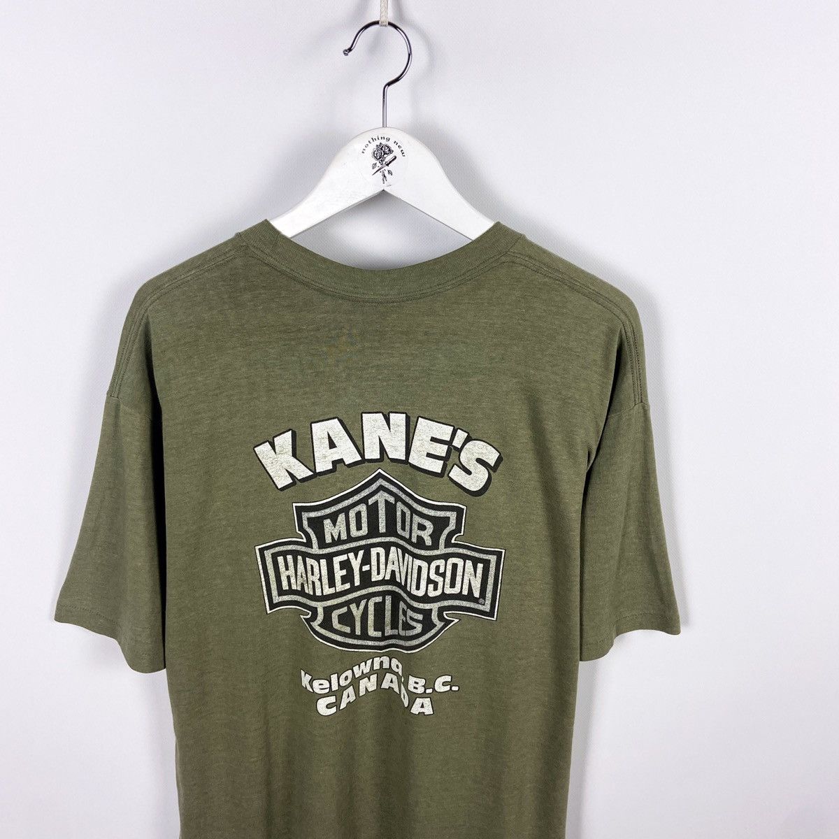 Harley Davidson Vintage 90s Harley Davidson WLA-45 Bike that won the war tee Size US XXL / EU 58 / 5 - 4 Thumbnail