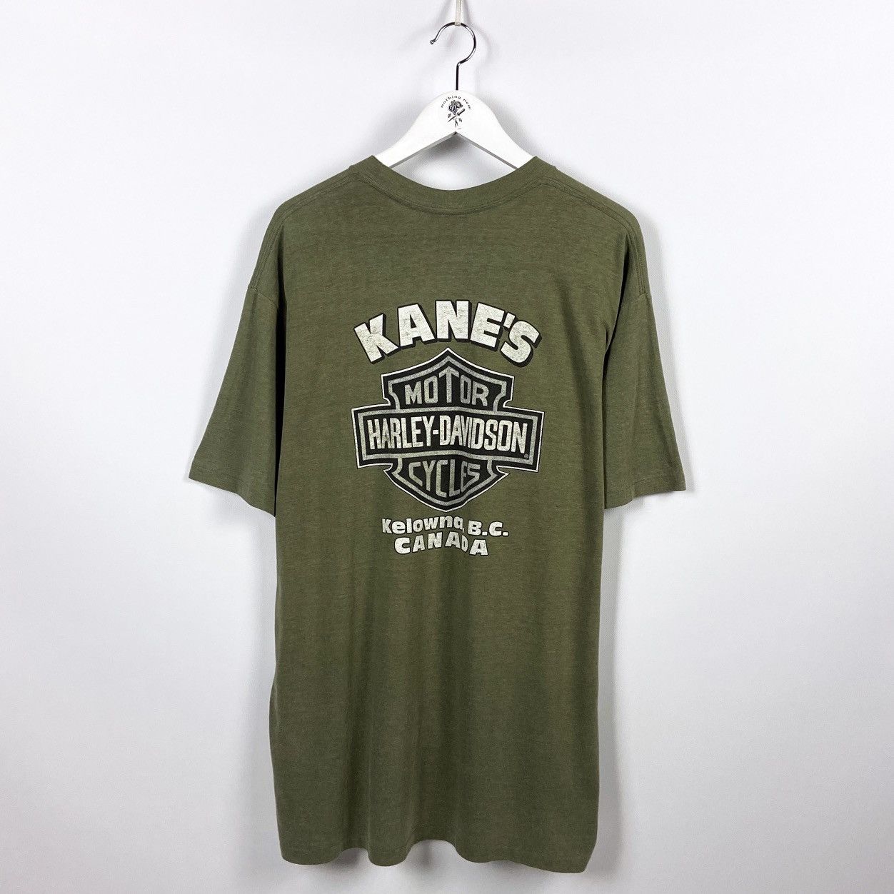 Harley Davidson Vintage 90s Harley Davidson WLA-45 Bike that won the war tee Size US XXL / EU 58 / 5 - 2 Thumbnail