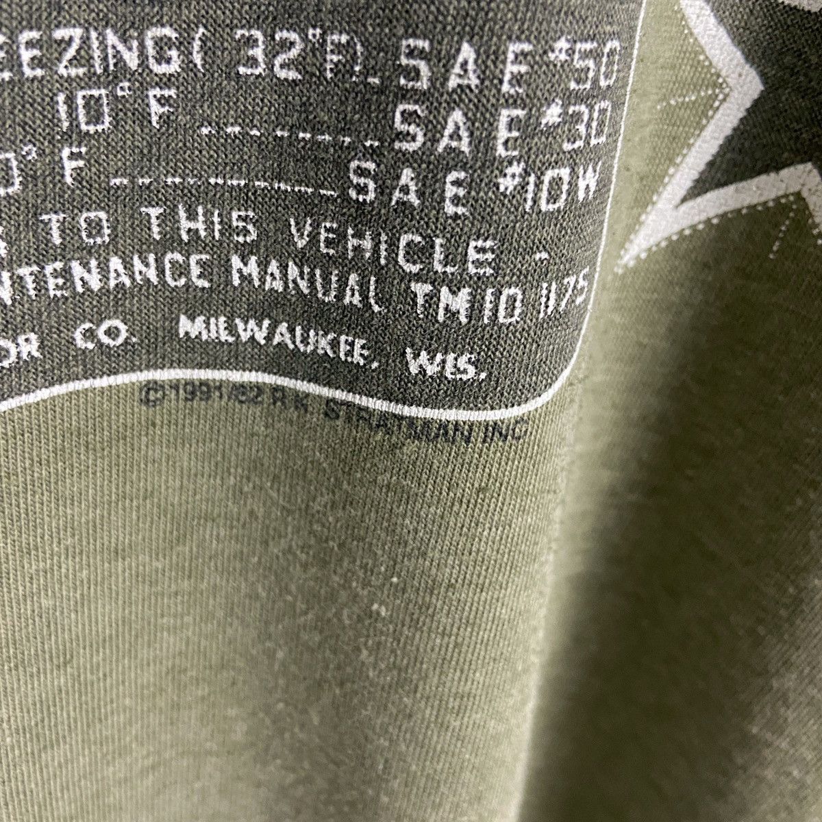 Harley Davidson Vintage 90s Harley Davidson WLA-45 Bike that won the war tee Size US XXL / EU 58 / 5 - 7 Thumbnail