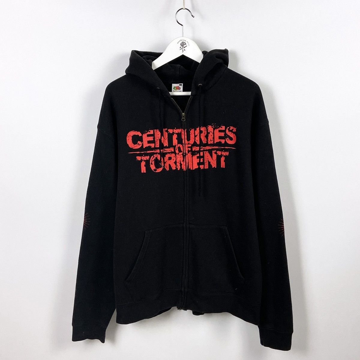 Band Tees Vintage 00s Cannibal Corpse rock hoodie Centuries of torment Size US L / EU 52-54 / 3 - 2 Thumbnail