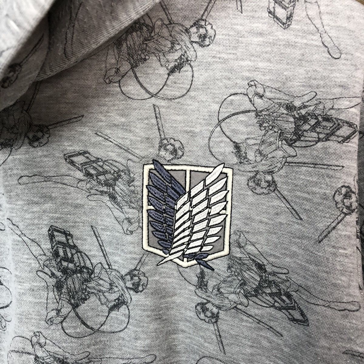 Anime Mikasa anima japan fullprint Grey Hoodie #074B Size US L / EU 52-54 / 3 - 7 Thumbnail