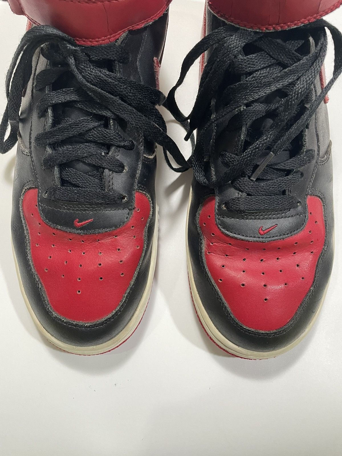 Vintage Vintage Nike Air Force 1 Bred Mid chicago bulls leather Size US 10 / EU 43 - 8 Thumbnail