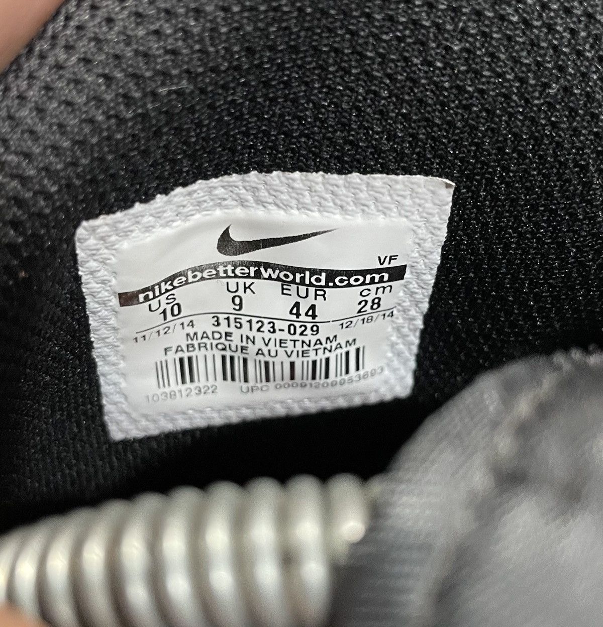 Vintage Vintage Nike Air Force 1 Bred Mid chicago bulls leather Size US 10 / EU 43 - 12 Thumbnail