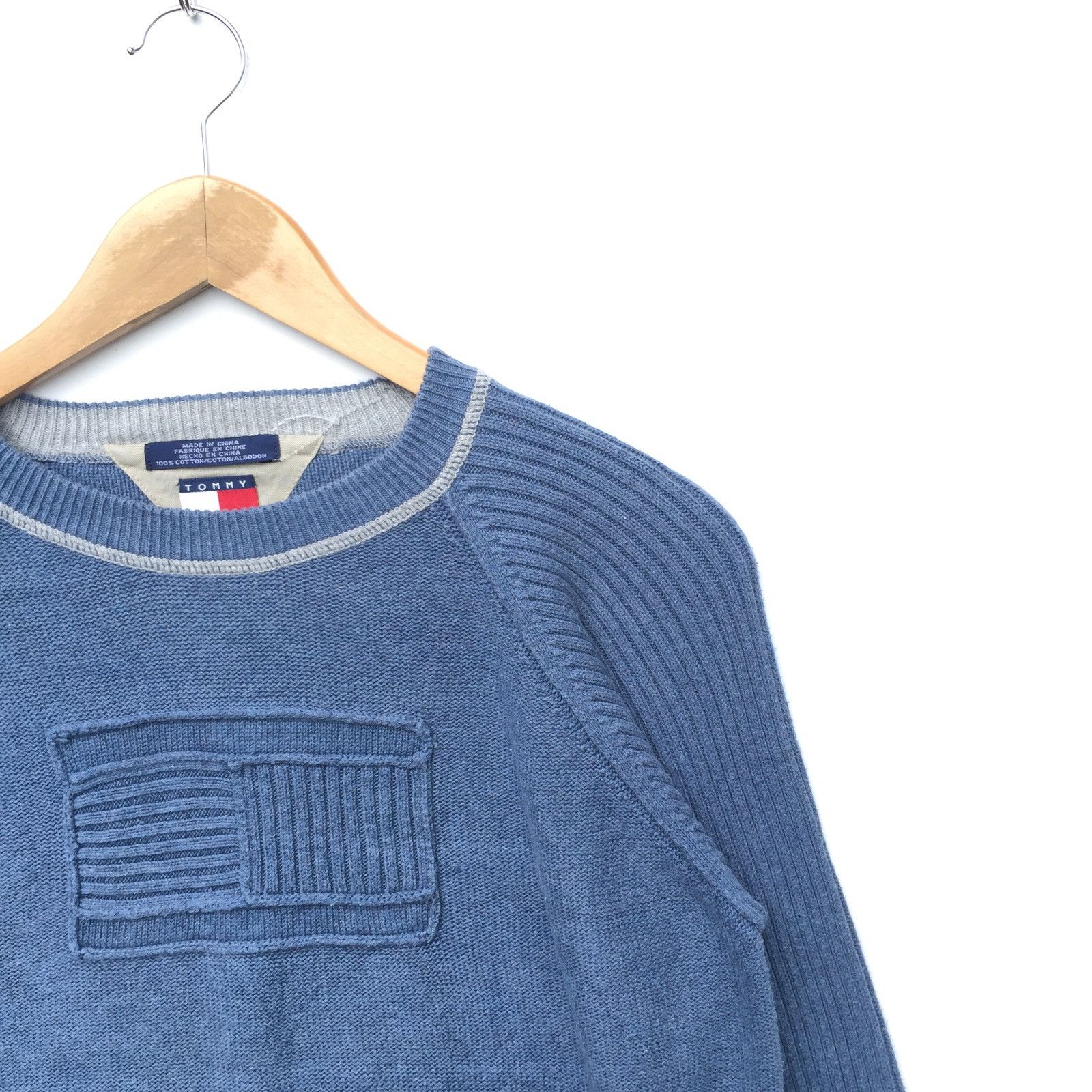 Tommy Hilfiger Vintage 90s Tommy Hilfiger Knit Sweatshirt | Swag Size US XS / EU 42 / 0 - 2 Thumbnail