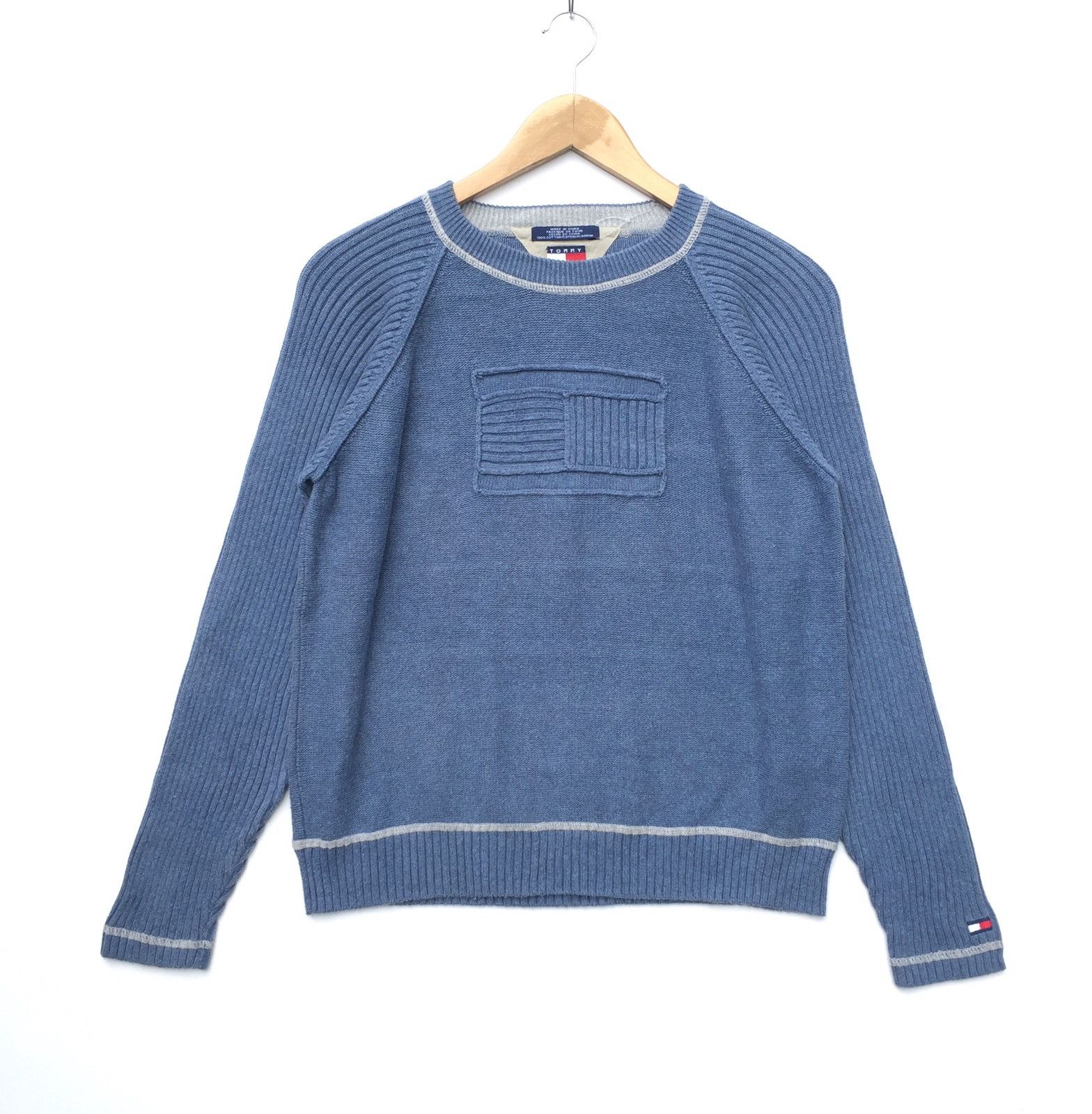 Tommy Hilfiger Vintage 90s Tommy Hilfiger Knit Sweatshirt | Swag Size US XS / EU 42 / 0 - 1 Thumbnail