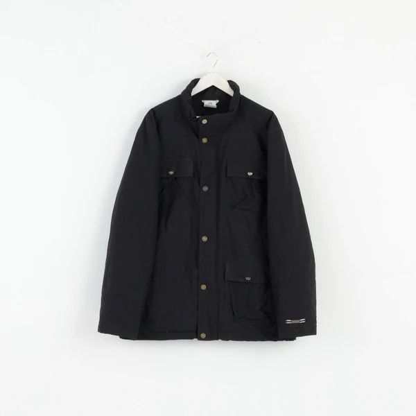 Adidas Adidas Men L Jacket Black Nylon Waterproof Top 1435 Size US L / EU 52-54 / 3 - 2 Thumbnail