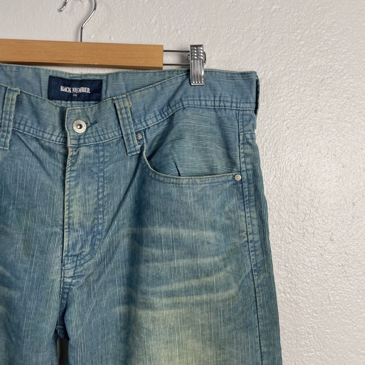 Japanese Brand Vintage Back Number Courduroy Pants Size US 37 - 2 Thumbnail