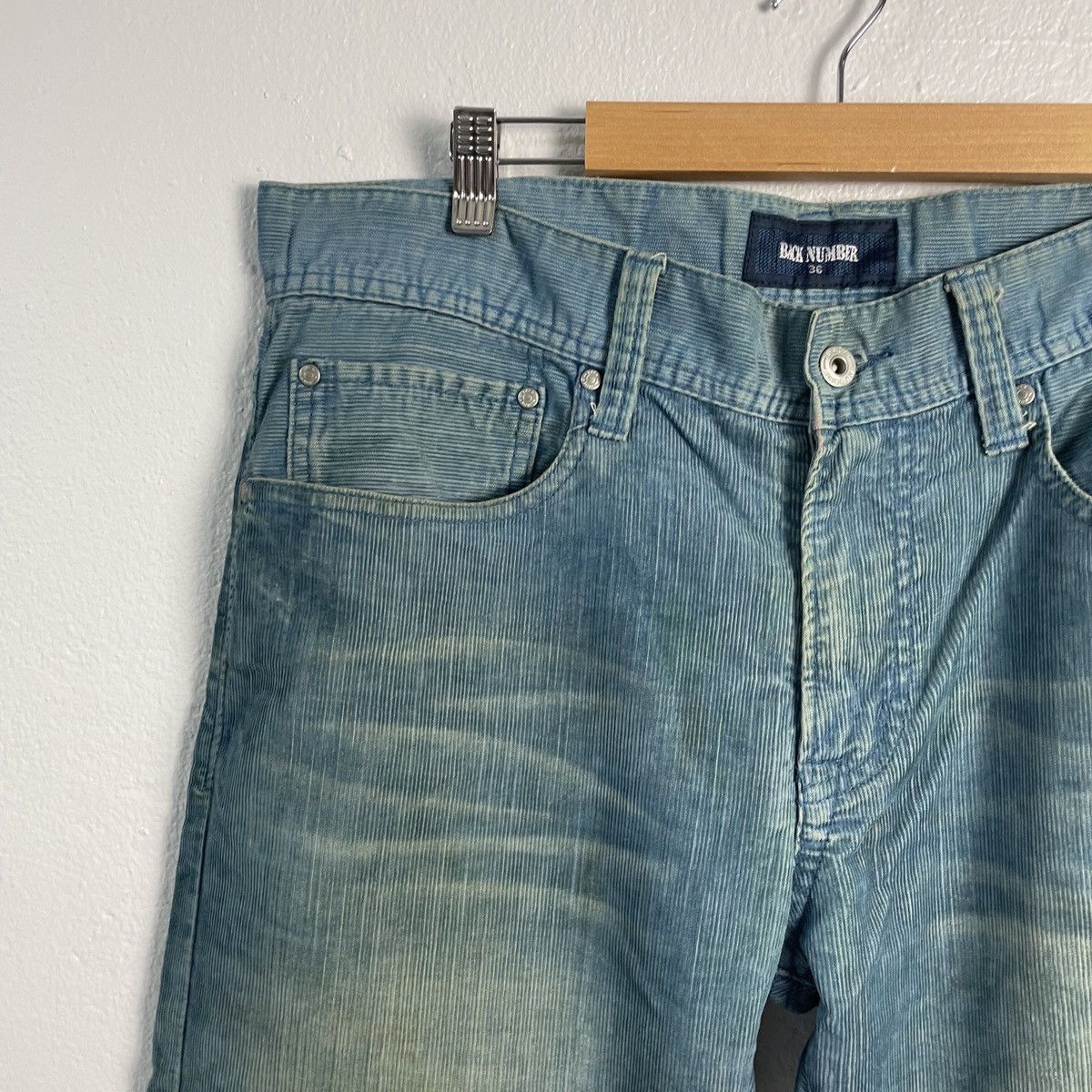 Japanese Brand Vintage Back Number Courduroy Pants Size US 37 - 3 Thumbnail