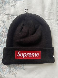 New Era Supreme Box Logo Beanie | Grailed