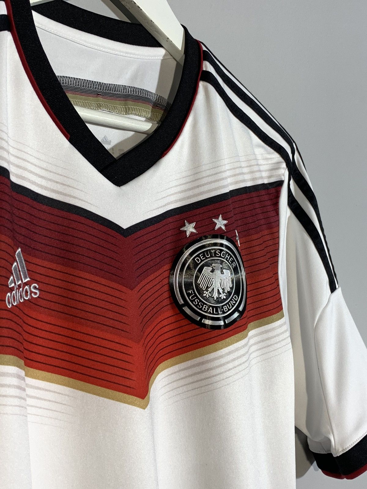 Adidas Germany Adidas 2014 Home Y2k Streetwear Football Shirt Size US M / EU 48-50 / 2 - 3 Thumbnail