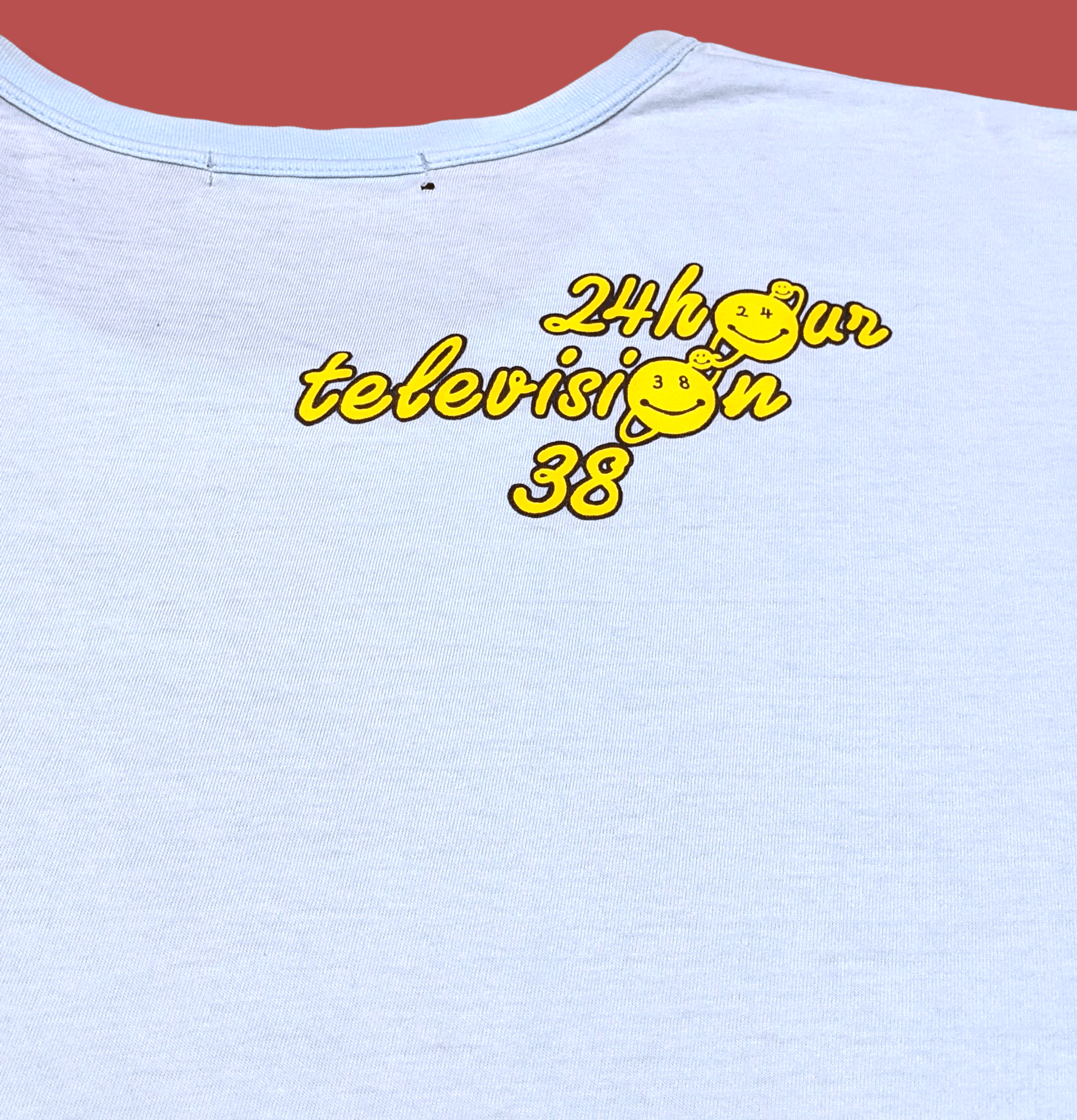 Japanese Brand × Vintage 24 Hour Television Artwork Smiley T shirt Size US XL / EU 56 / 4 - 4 Thumbnail