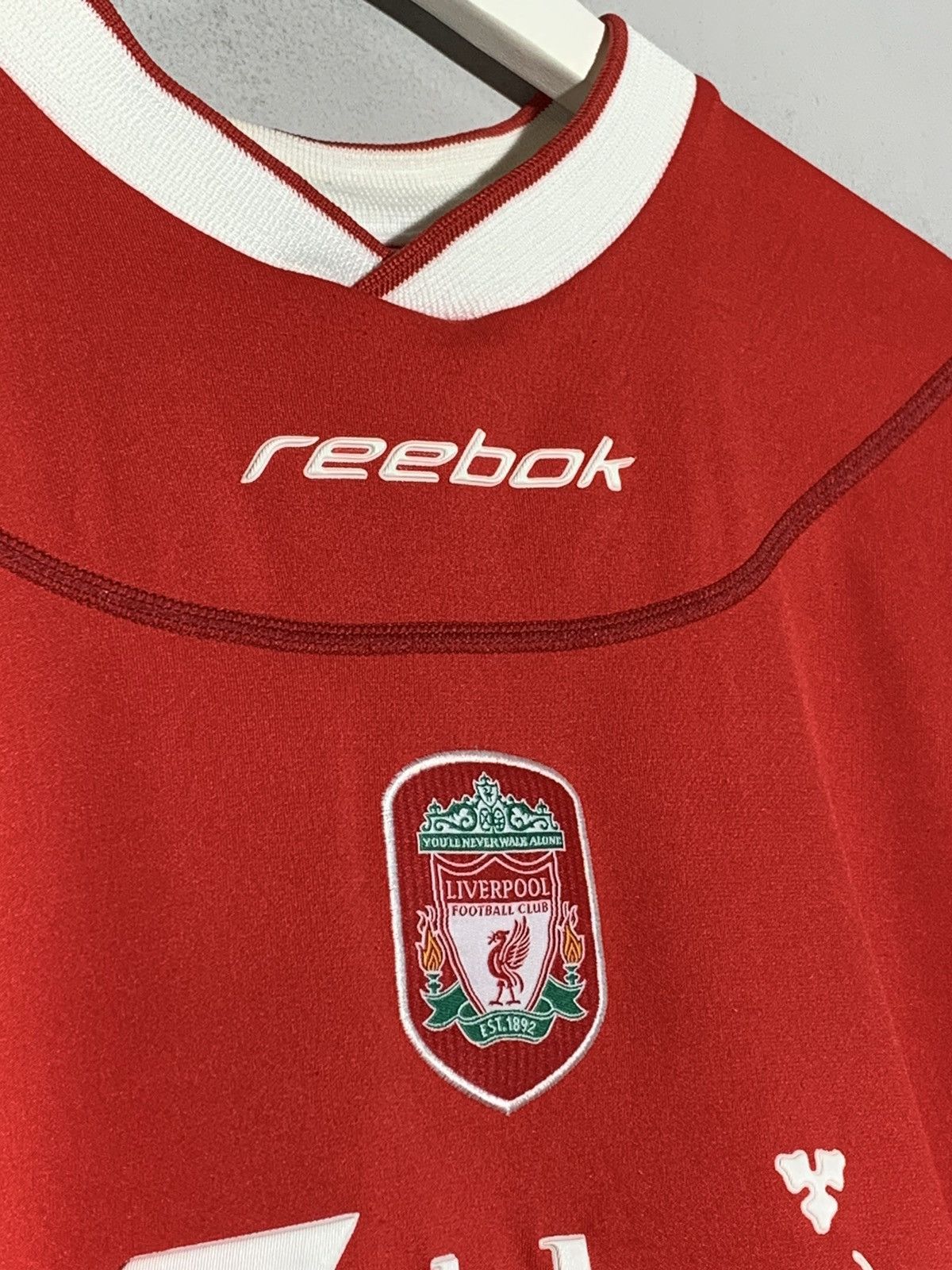 Reebok × Vintage #18 Riise Liverpool 2003/04 Y2k Streetwear Football Shirt Size US L / EU 52-54 / 3 - 6 Thumbnail