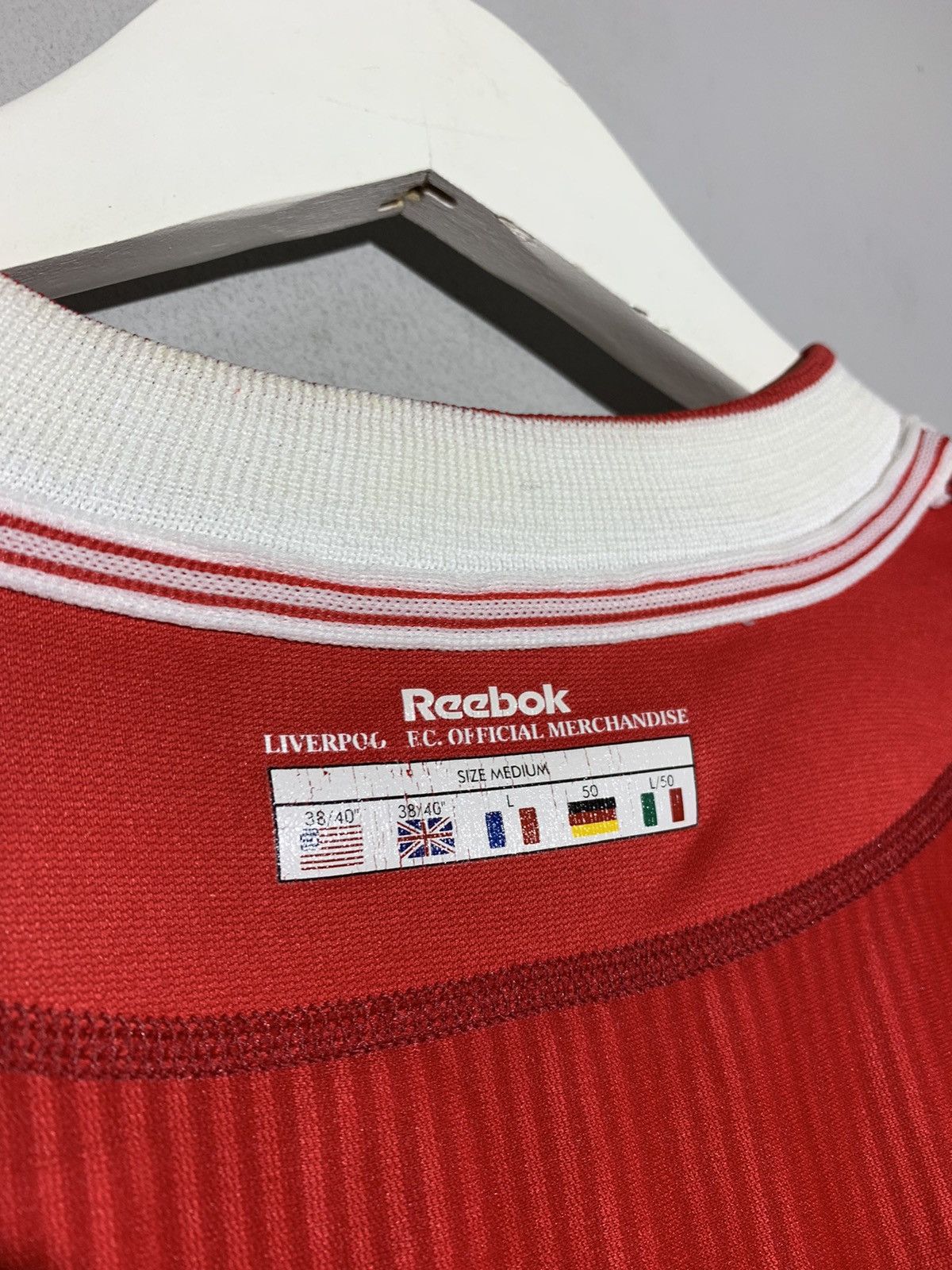 Reebok × Vintage #18 Riise Liverpool 2003/04 Y2k Streetwear Football Shirt Size US L / EU 52-54 / 3 - 14 Thumbnail