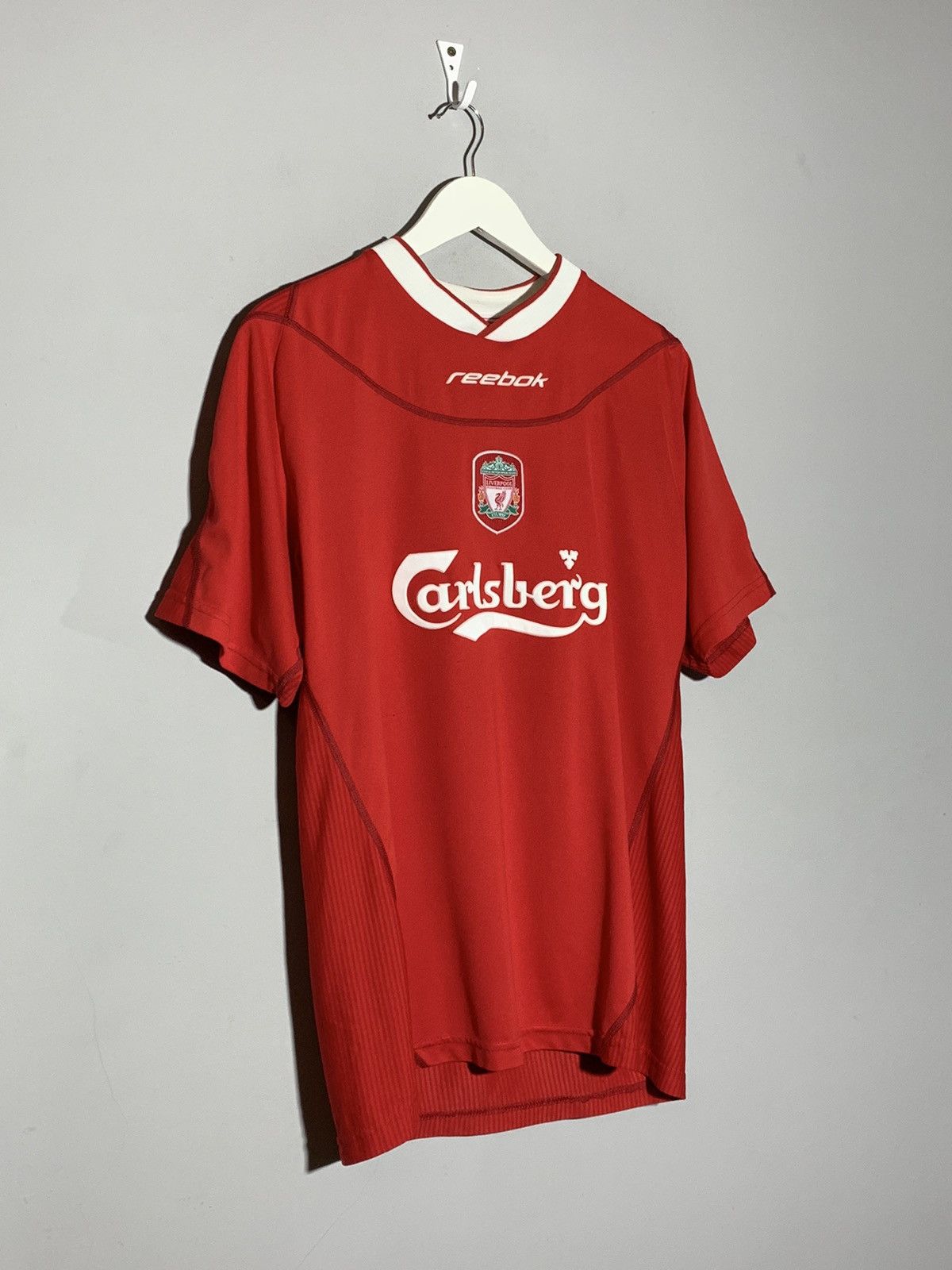 Reebok × Vintage #18 Riise Liverpool 2003/04 Y2k Streetwear Football Shirt Size US L / EU 52-54 / 3 - 4 Thumbnail