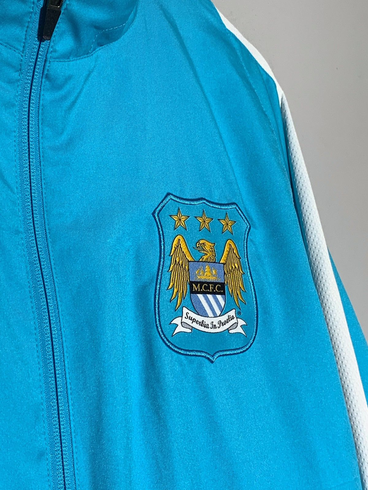 Nike Manchester City Nike Vintage Y2k Streetwear Track Top Size US L / EU 52-54 / 3 - 3 Thumbnail