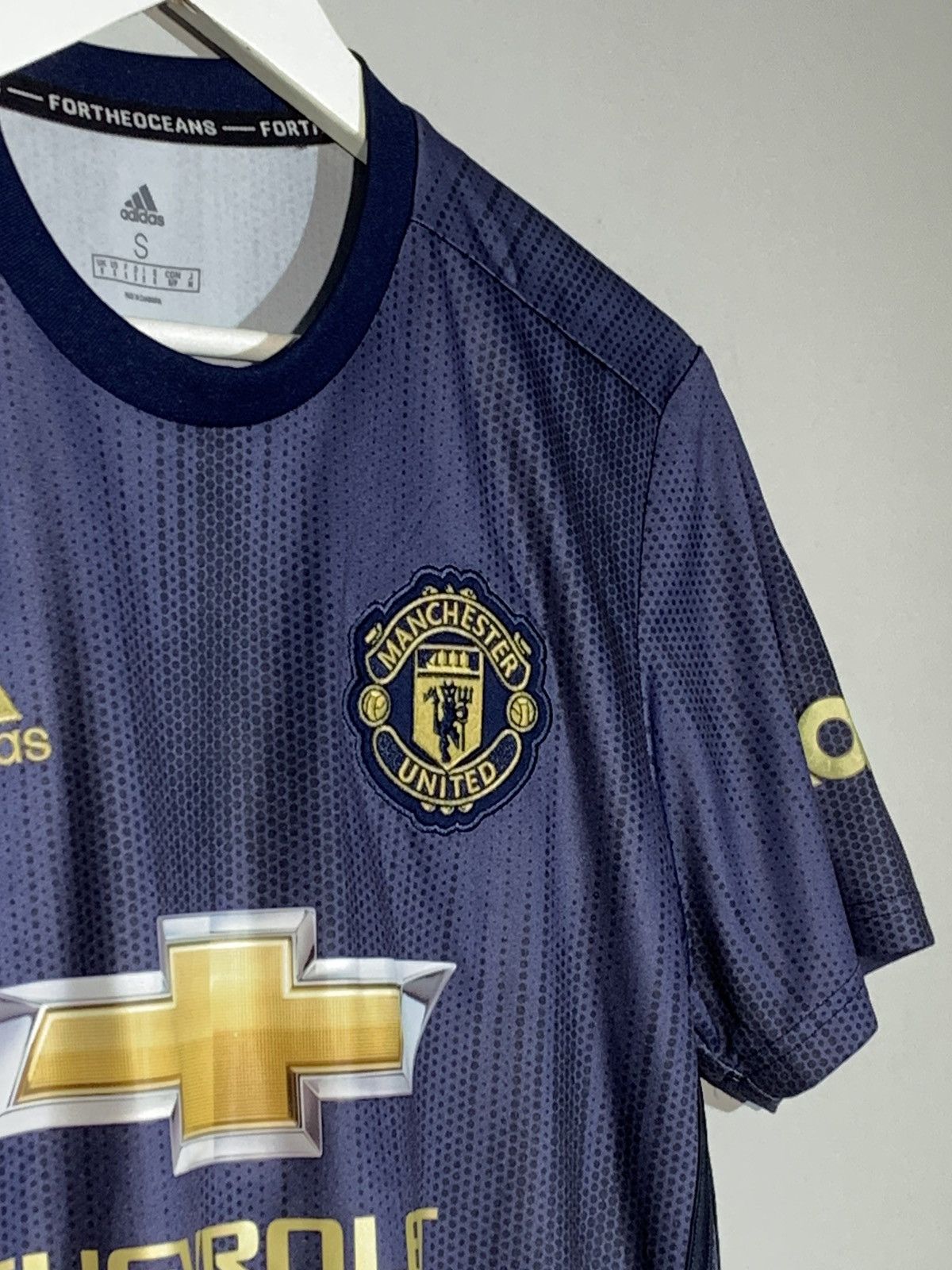 Adidas Manchester United 2018/19 Y2k Blokecore Style Football Shirt Size US S / EU 44-46 / 1 - 3 Thumbnail