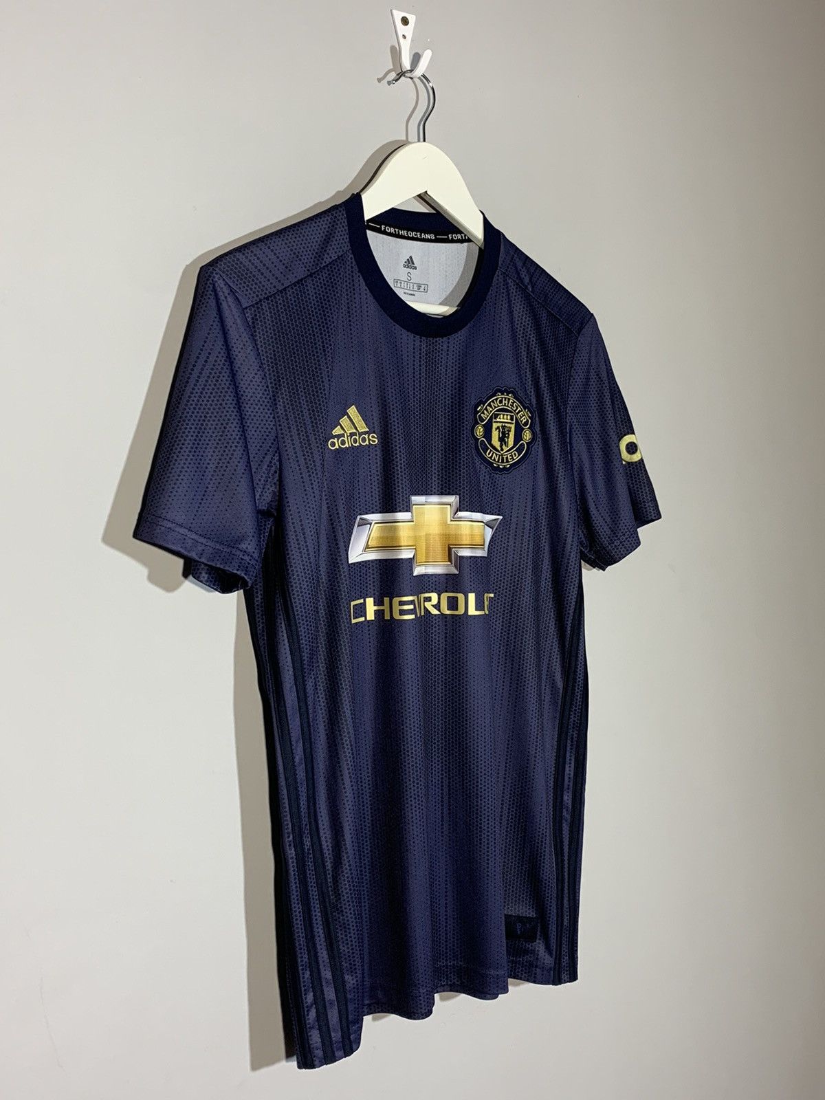 Adidas Manchester United 2018/19 Y2k Blokecore Style Football Shirt Size US S / EU 44-46 / 1 - 2 Thumbnail