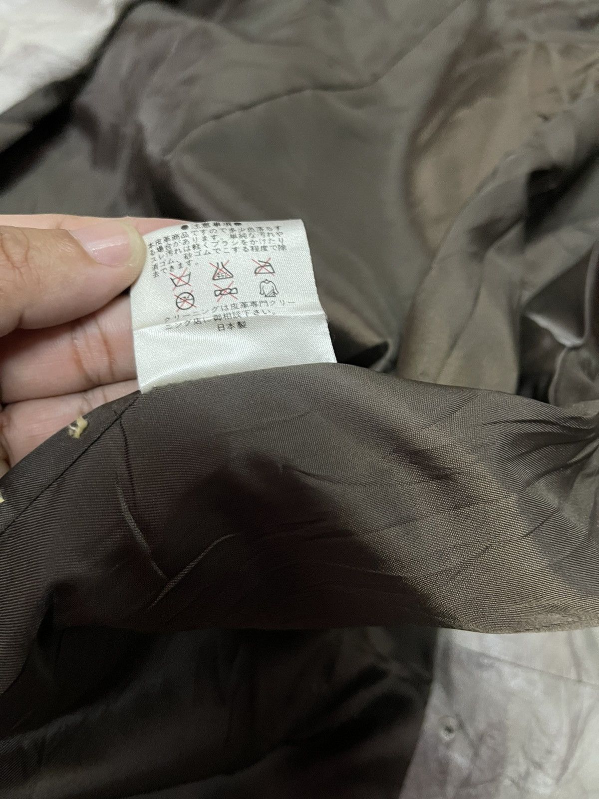 Genuine Leather × Japanese Brand Rare PATINA COLOUR LONG COAT LEATHER JACKET Size US L / EU 52-54 / 3 - 9 Thumbnail