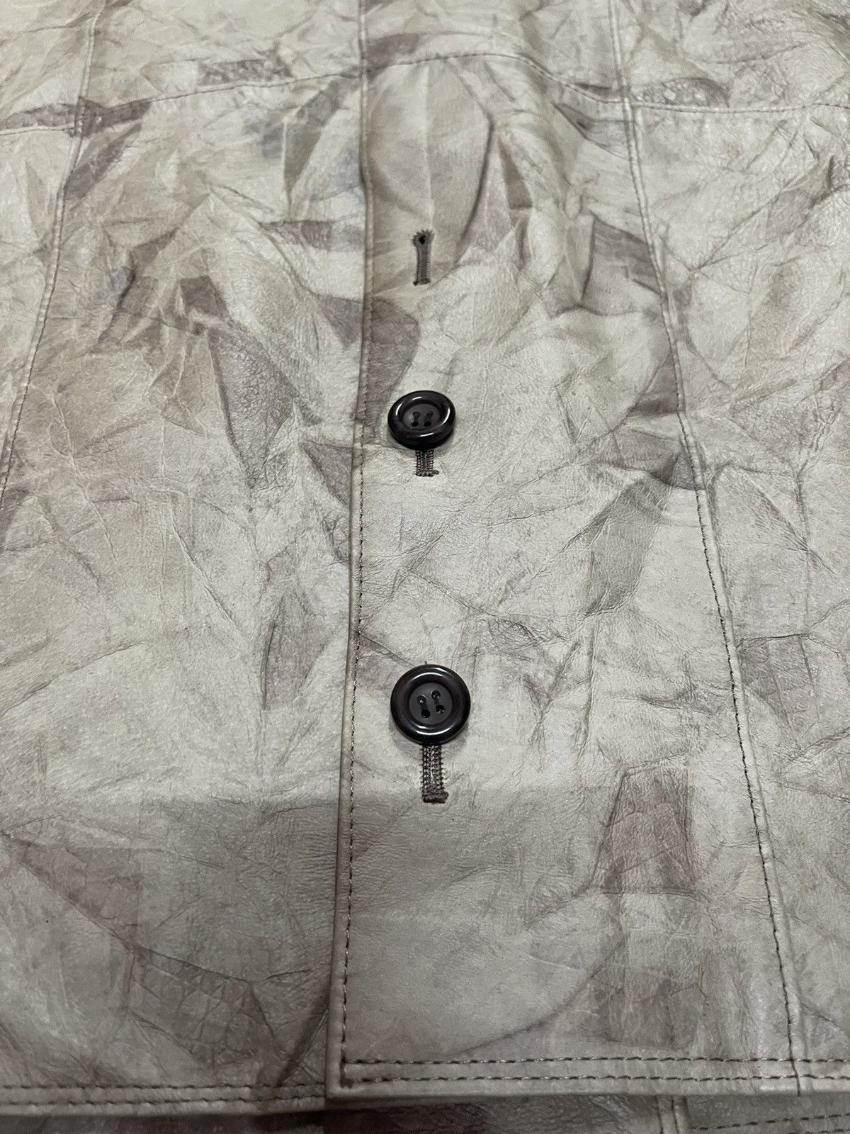 Genuine Leather × Japanese Brand Rare PATINA COLOUR LONG COAT LEATHER JACKET Size US L / EU 52-54 / 3 - 6 Thumbnail