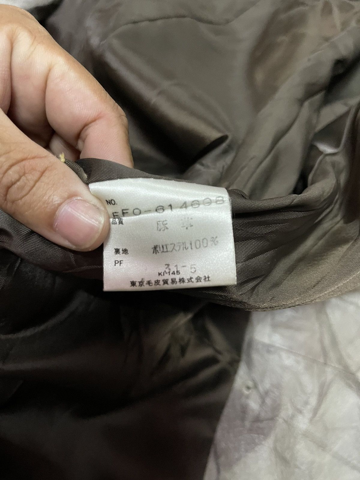 Genuine Leather × Japanese Brand Rare PATINA COLOUR LONG COAT LEATHER JACKET Size US L / EU 52-54 / 3 - 8 Thumbnail