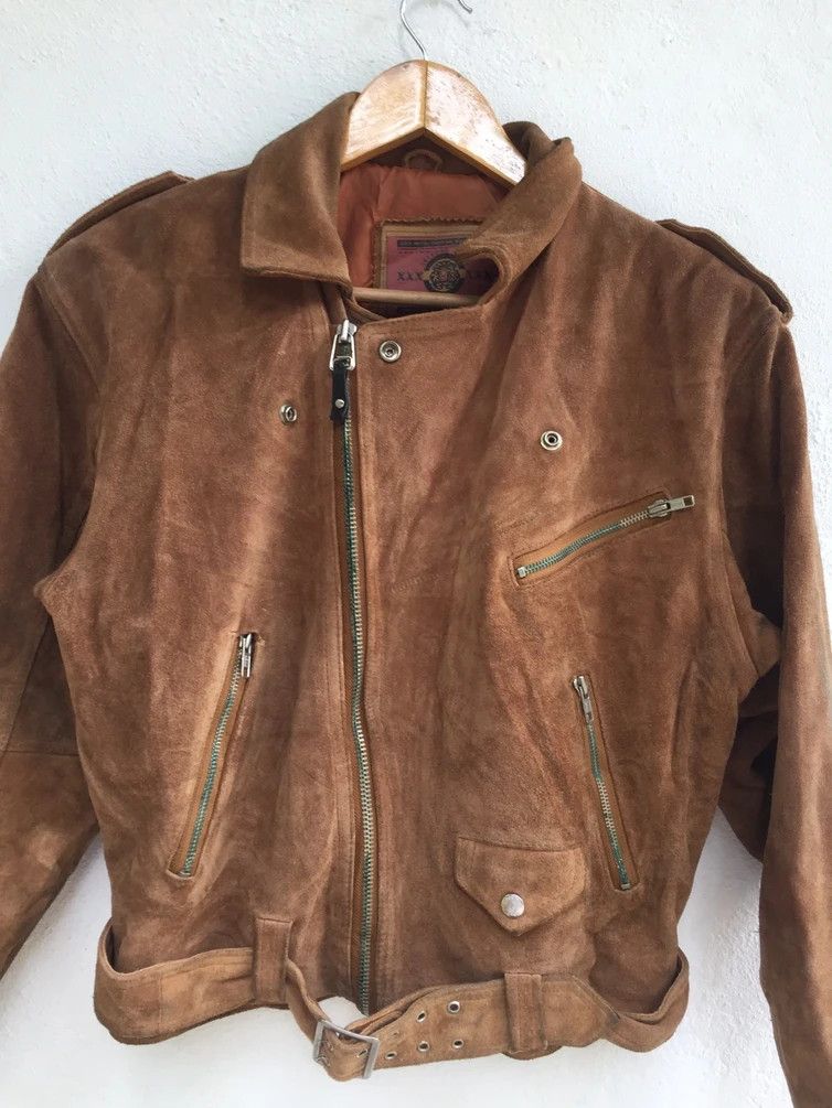 Japanese Brand GELEONE BASIC FOR ALL MAN LEATHER JACKET Size US M / EU 48-50 / 2 - 10 Thumbnail