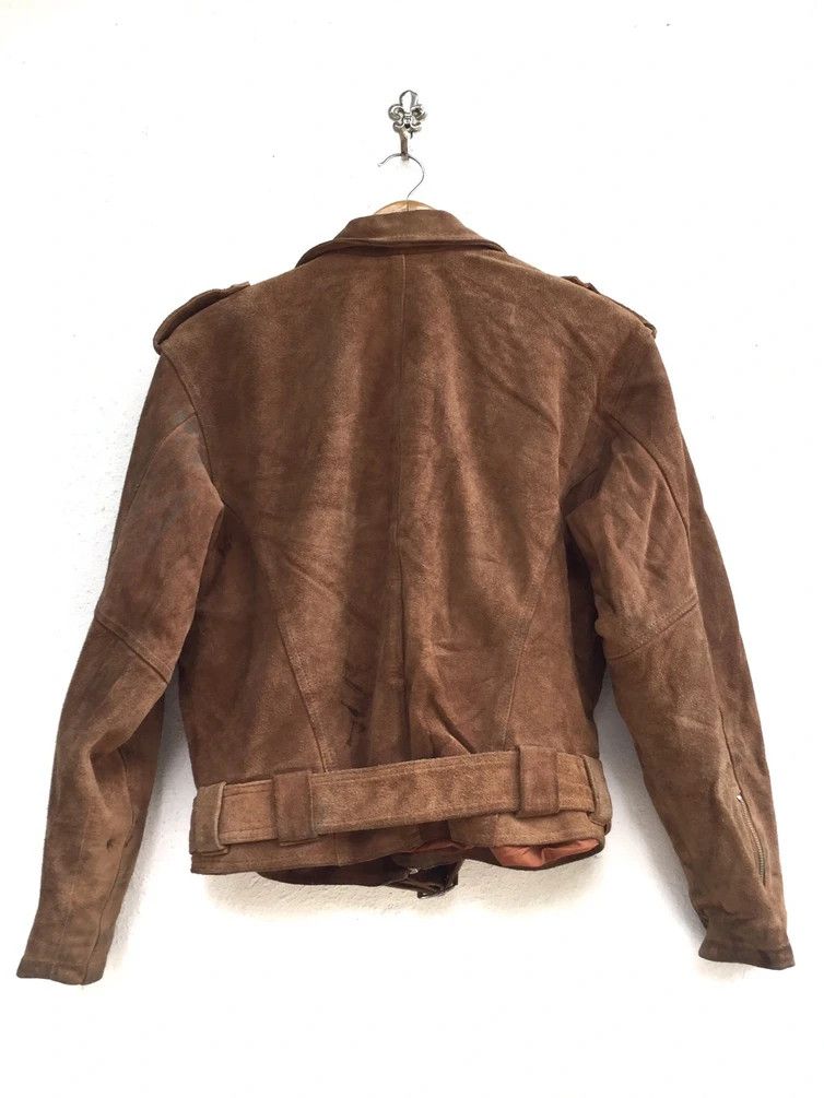 Japanese Brand GELEONE BASIC FOR ALL MAN LEATHER JACKET Size US M / EU 48-50 / 2 - 2 Thumbnail