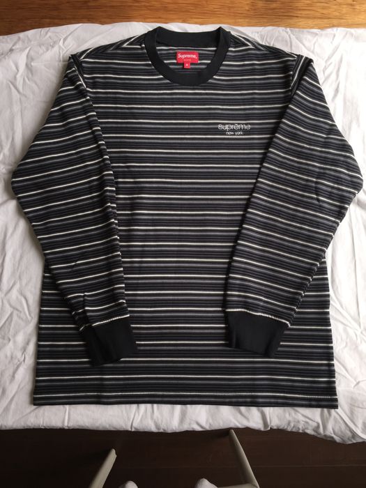 Supreme Supreme Raised Stripe L/S Top | Grailed