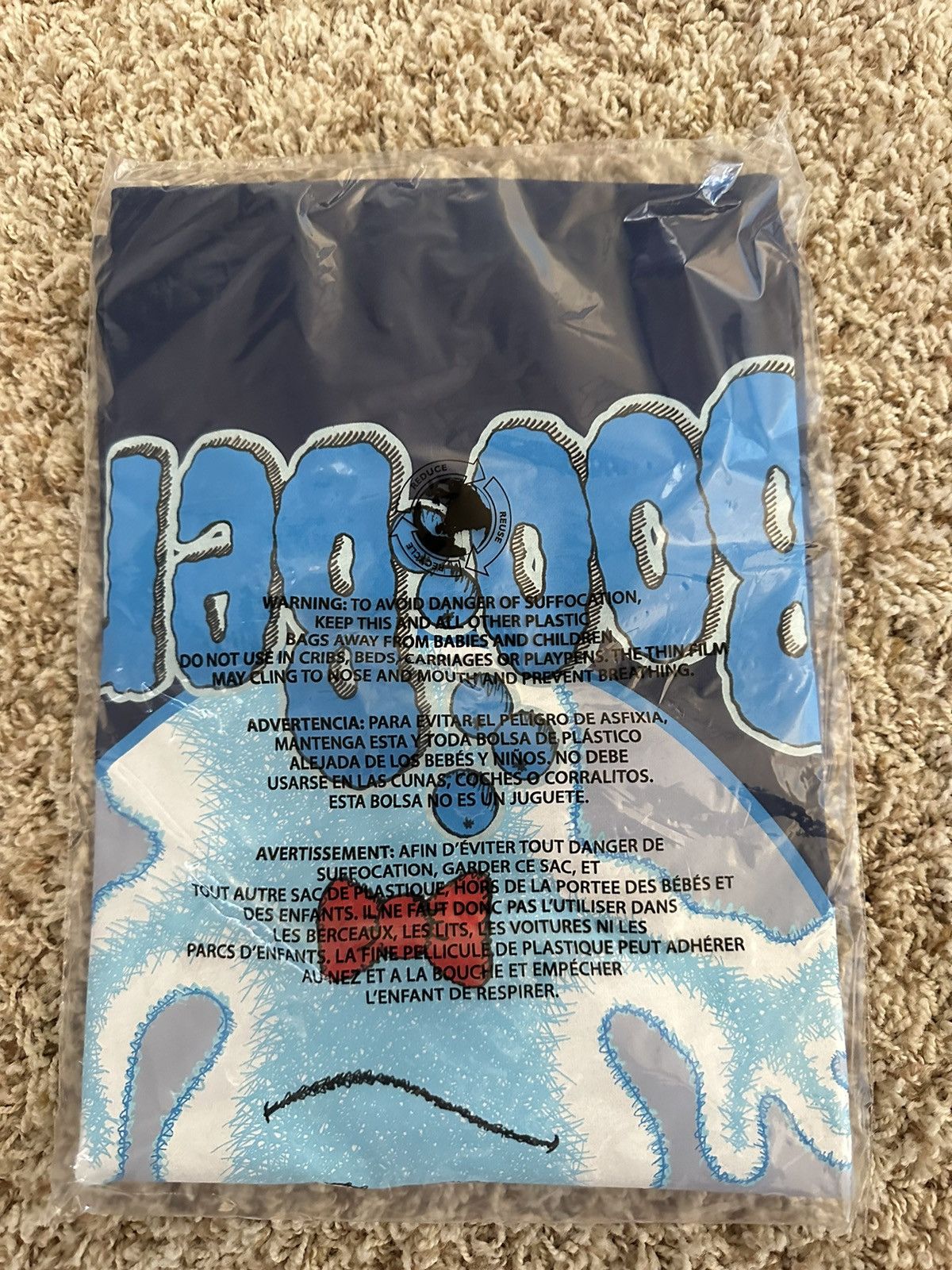 Kaws Kaws Monster Cereal Boo Berry T-Shirt Colbalt - Large Size US L / EU 52-54 / 3 - 2 Thumbnail