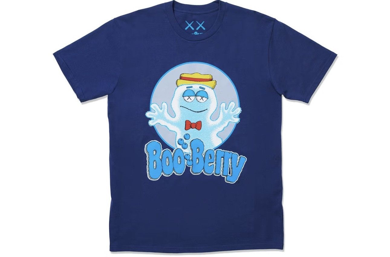 Kaws Kaws Monster Cereal Boo Berry T-Shirt Colbalt - Large Size US L / EU 52-54 / 3 - 3 Thumbnail
