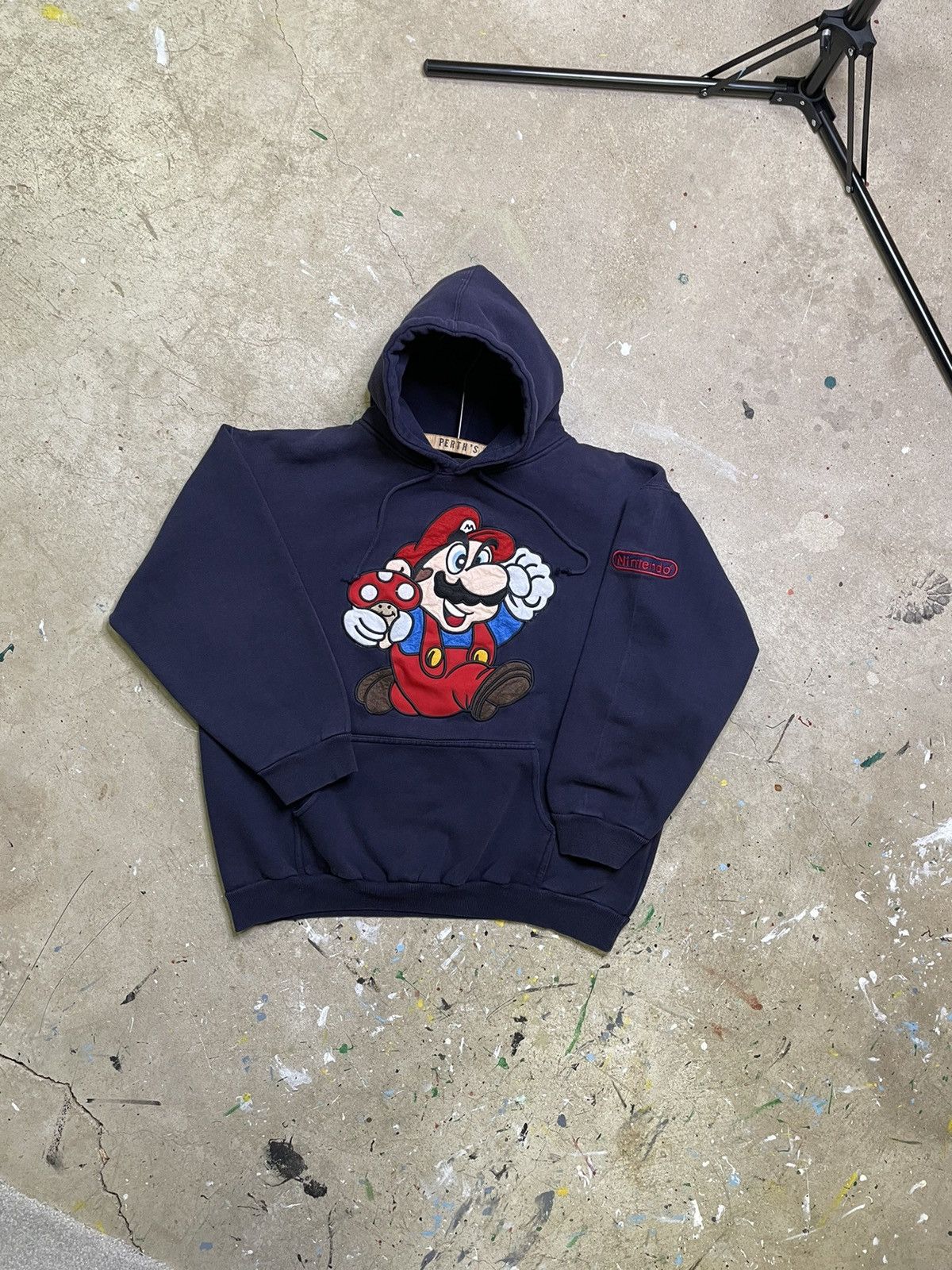 Japanese Brand × Nintendo × Vintage (L-XL) Vintage Nintendo Super Mario Heavyweight Hoodie Boxy Size US L / EU 52-54 / 3 - 2 Thumbnail
