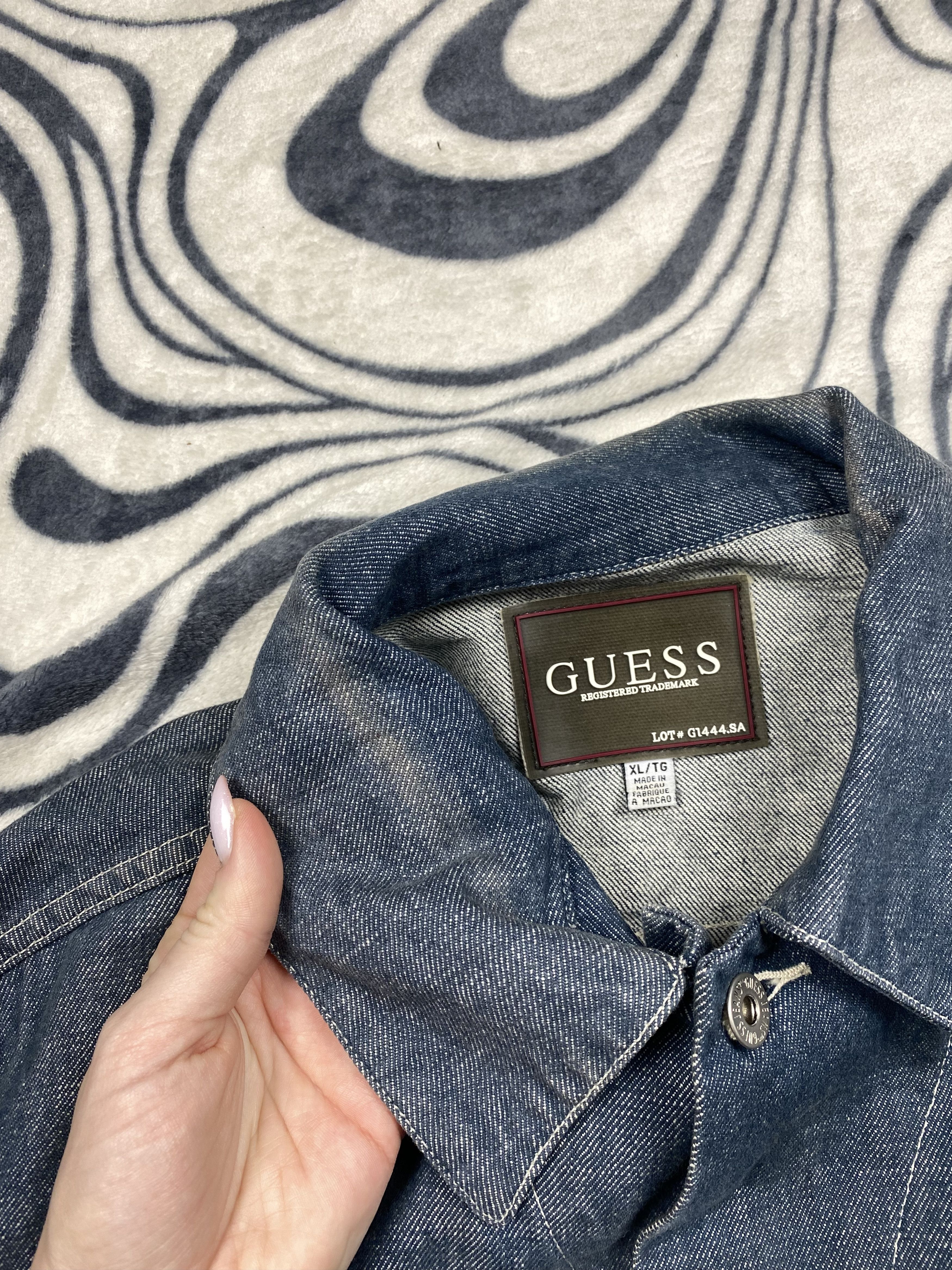 Guess Guess USA Vintage Mens Denim Jacket Size US XL / EU 56 / 4 - 5 Thumbnail