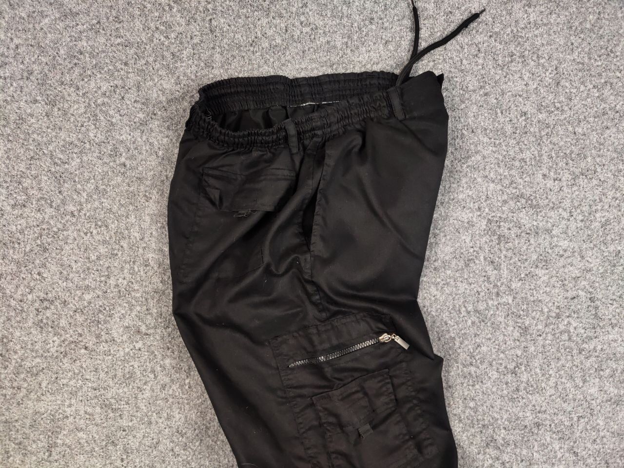 Japanese Brand Vintage 90's Cargo Pants Travis Scott Japan Black Hype Size US 32 / EU 48 - 16 Thumbnail